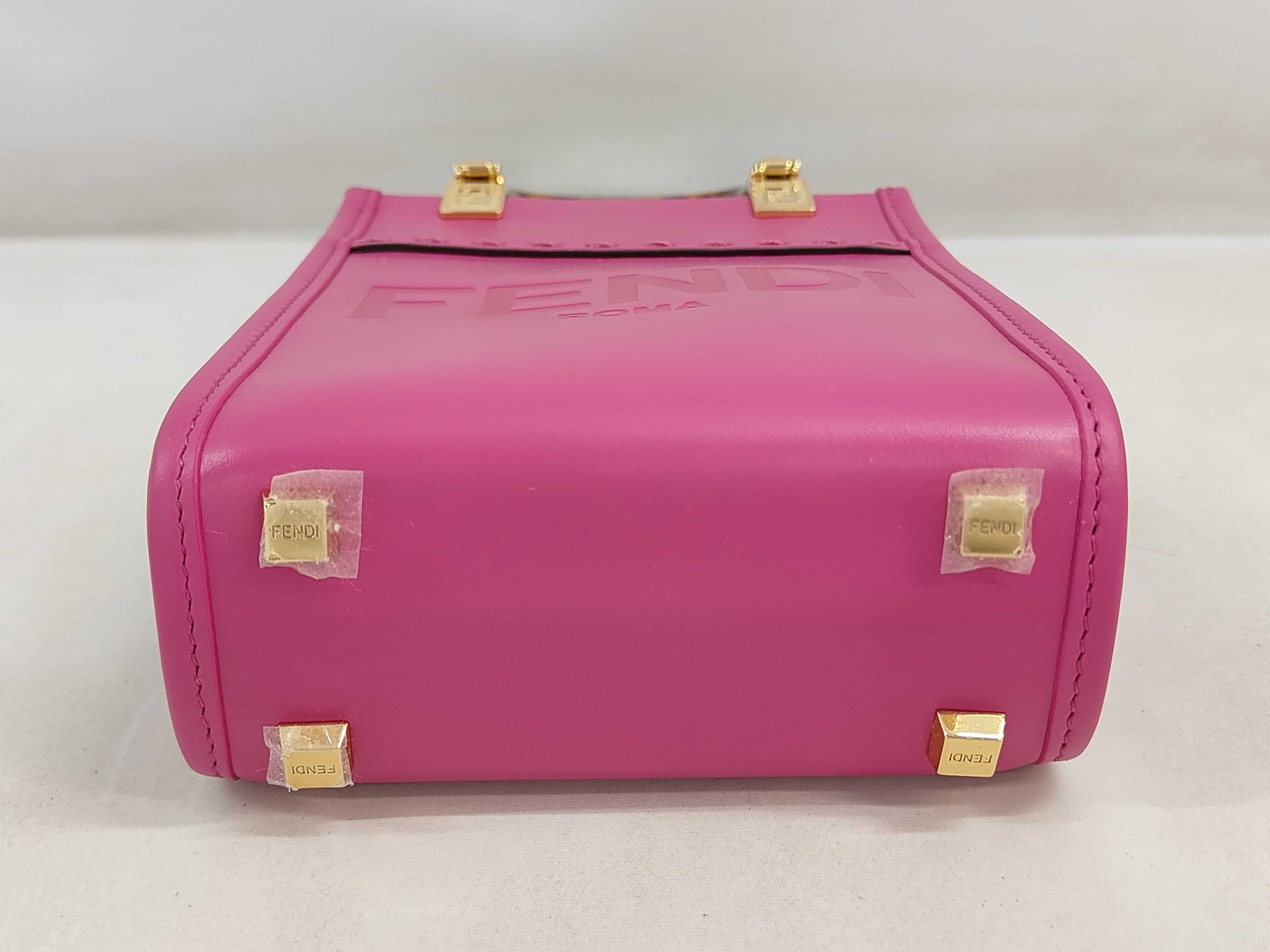 Sunshine Shopper Mini Pink Handbag — view 4
