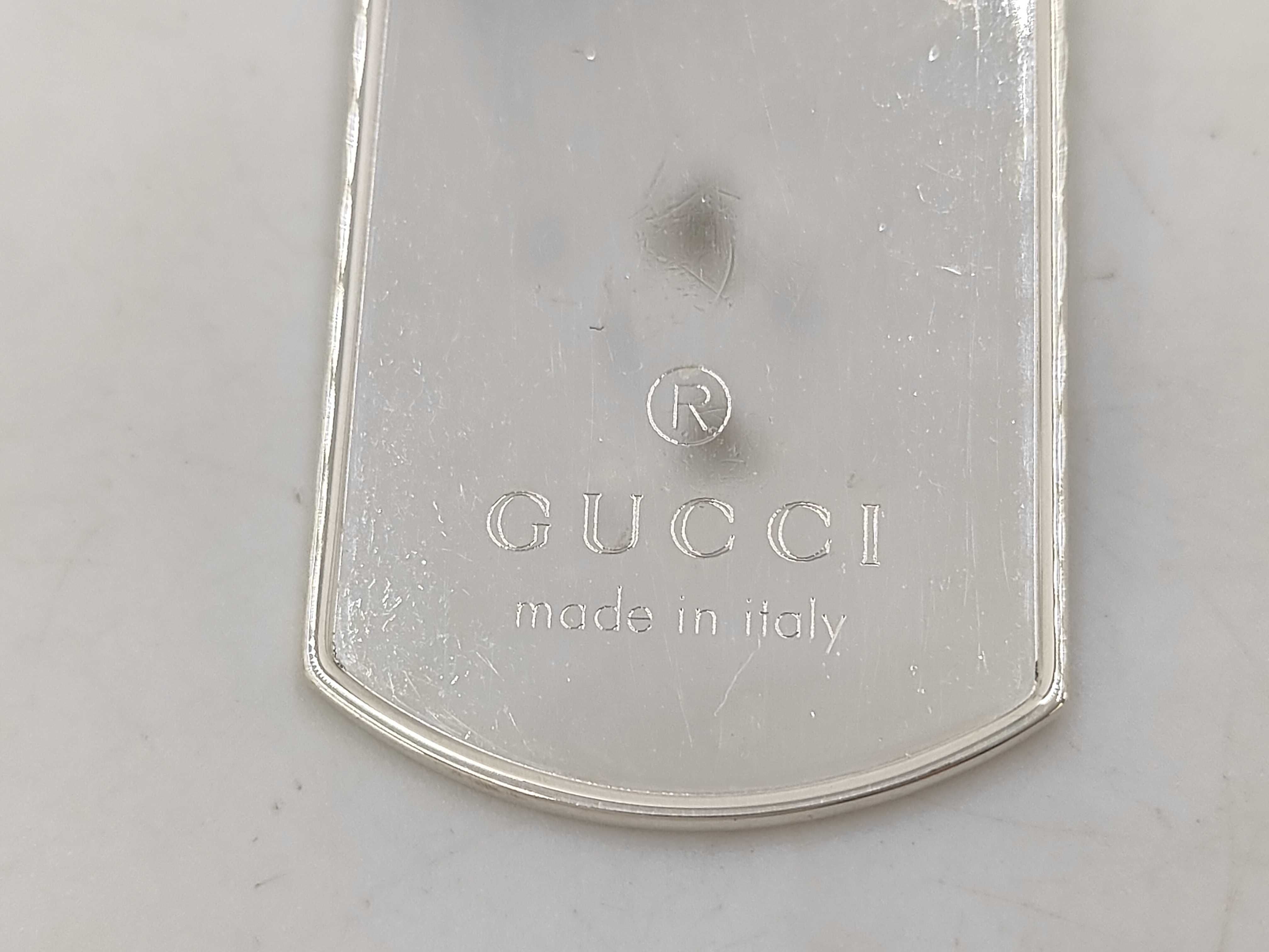 Dog Tag Plate Necklace (925 Sterling Silver) — view 6