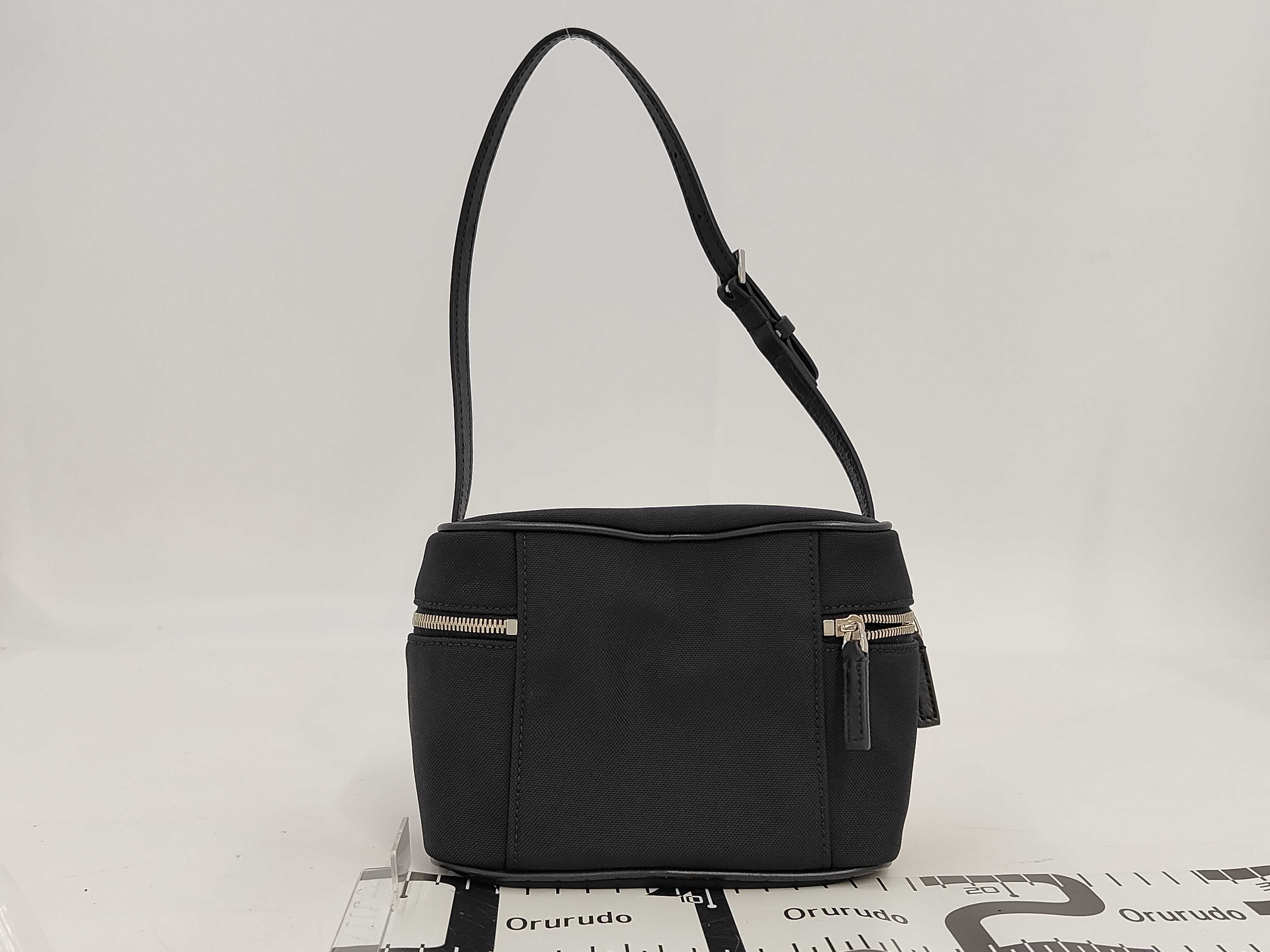 Vanity Bag, Nylon, Black, A00231, Clutch Bag — view 2