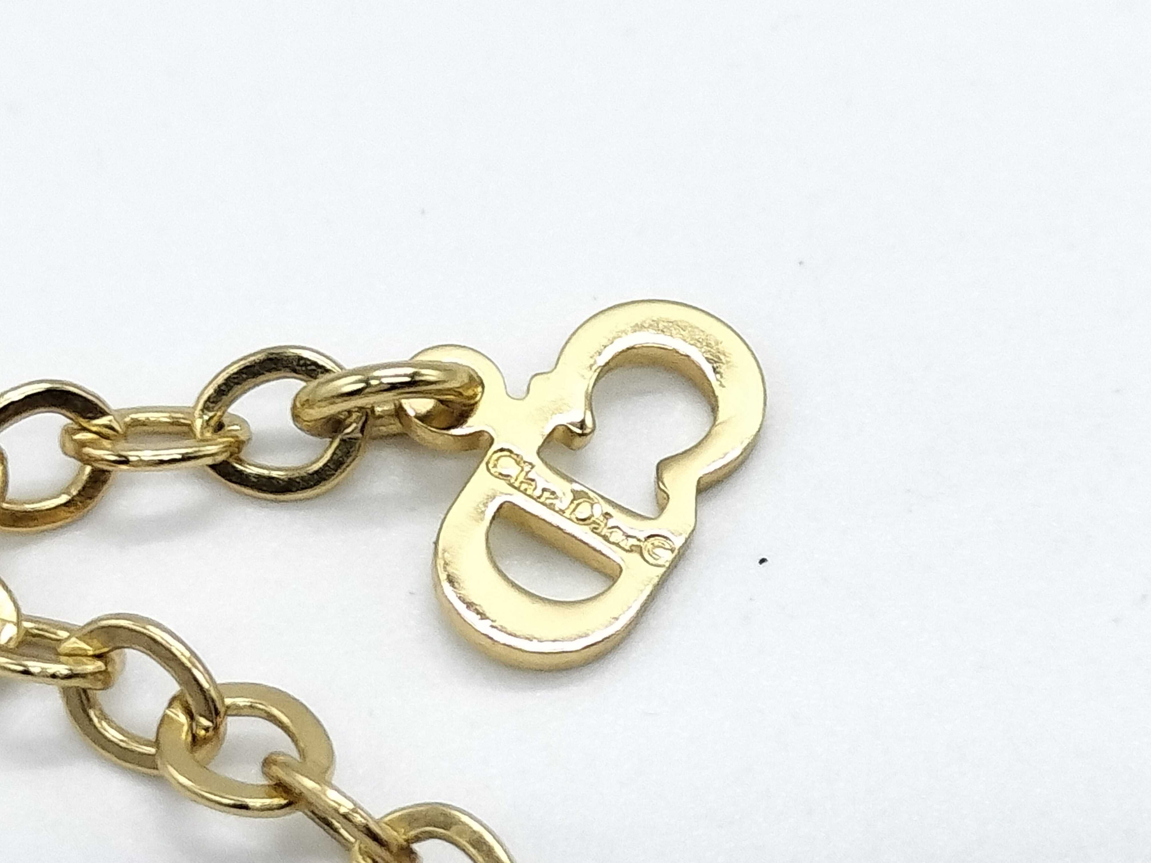CD Logo Necklace Oval Necklace — view 4