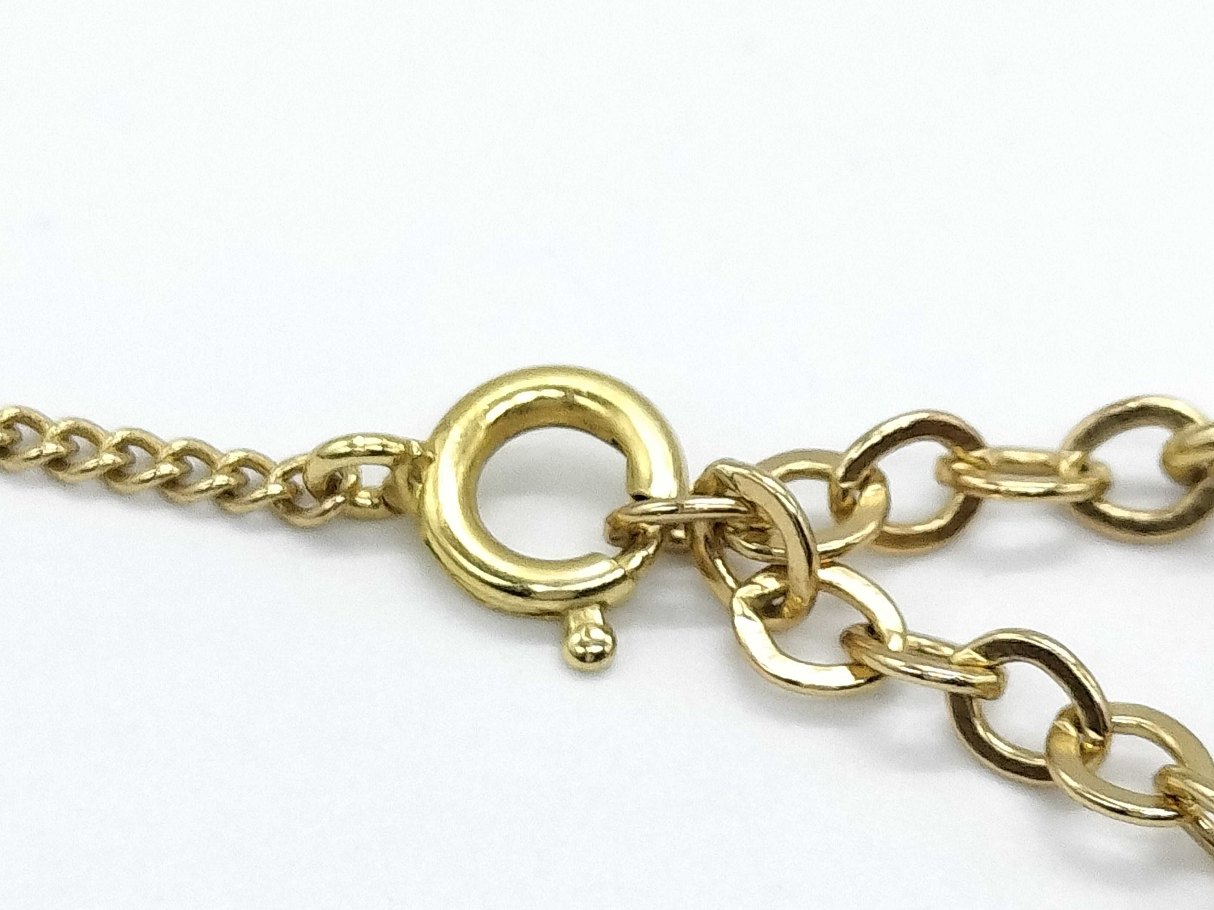 CD Logo Necklace Oval Necklace — view 5