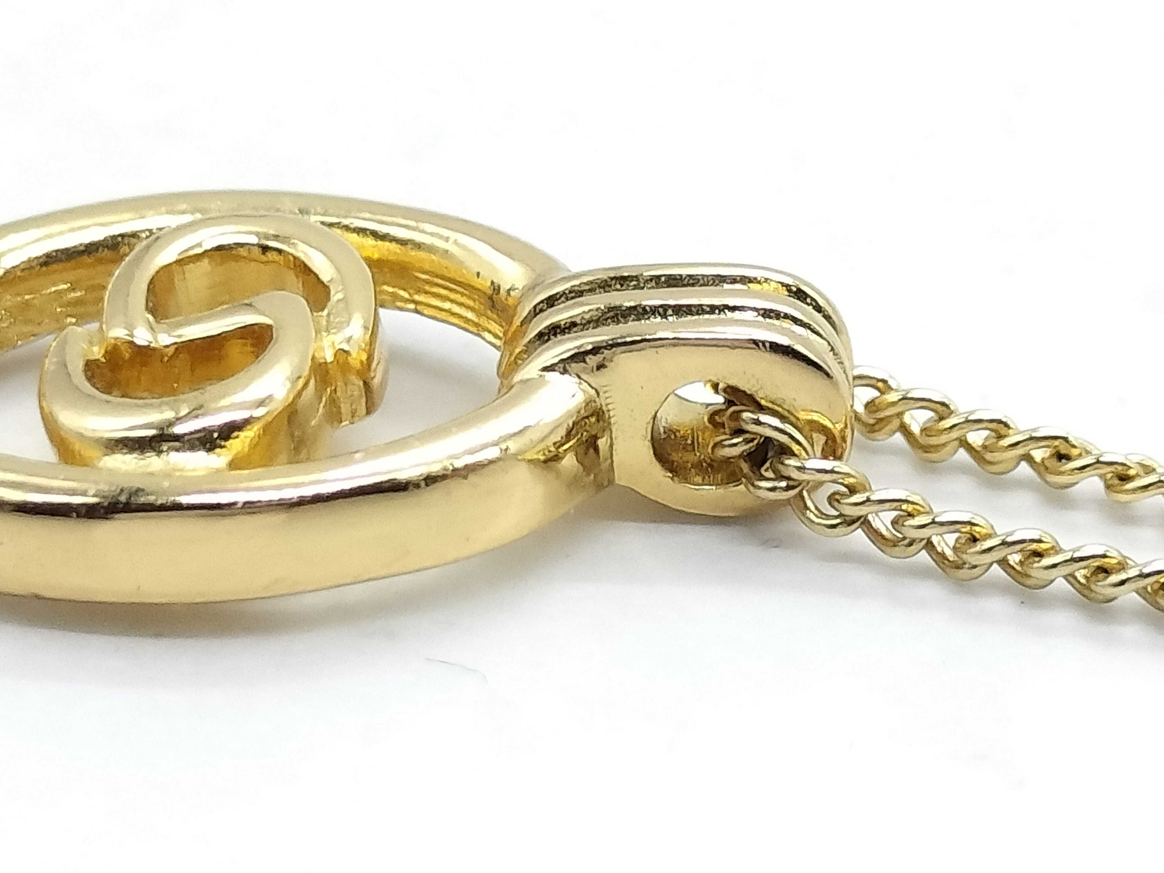 CD Logo Necklace Oval Necklace — view 8