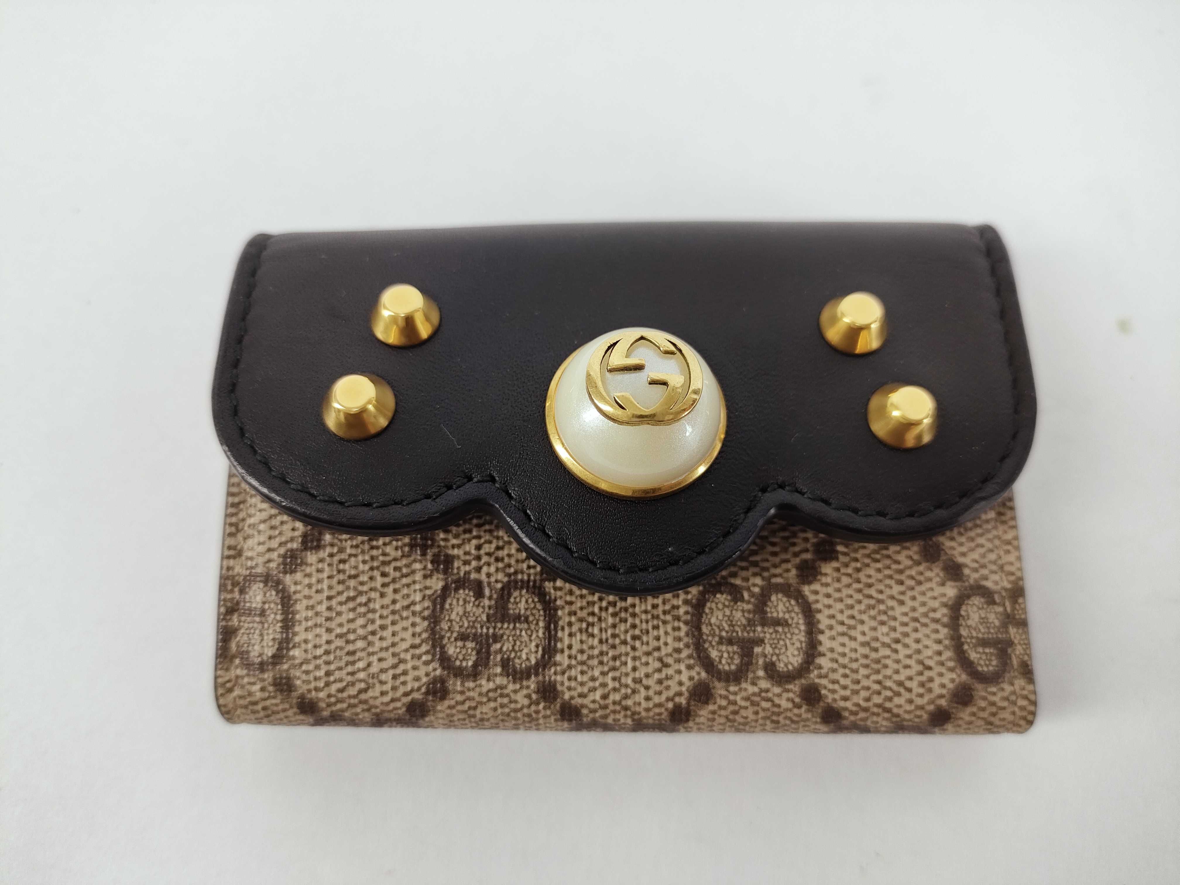 GG canvas key case/key chain