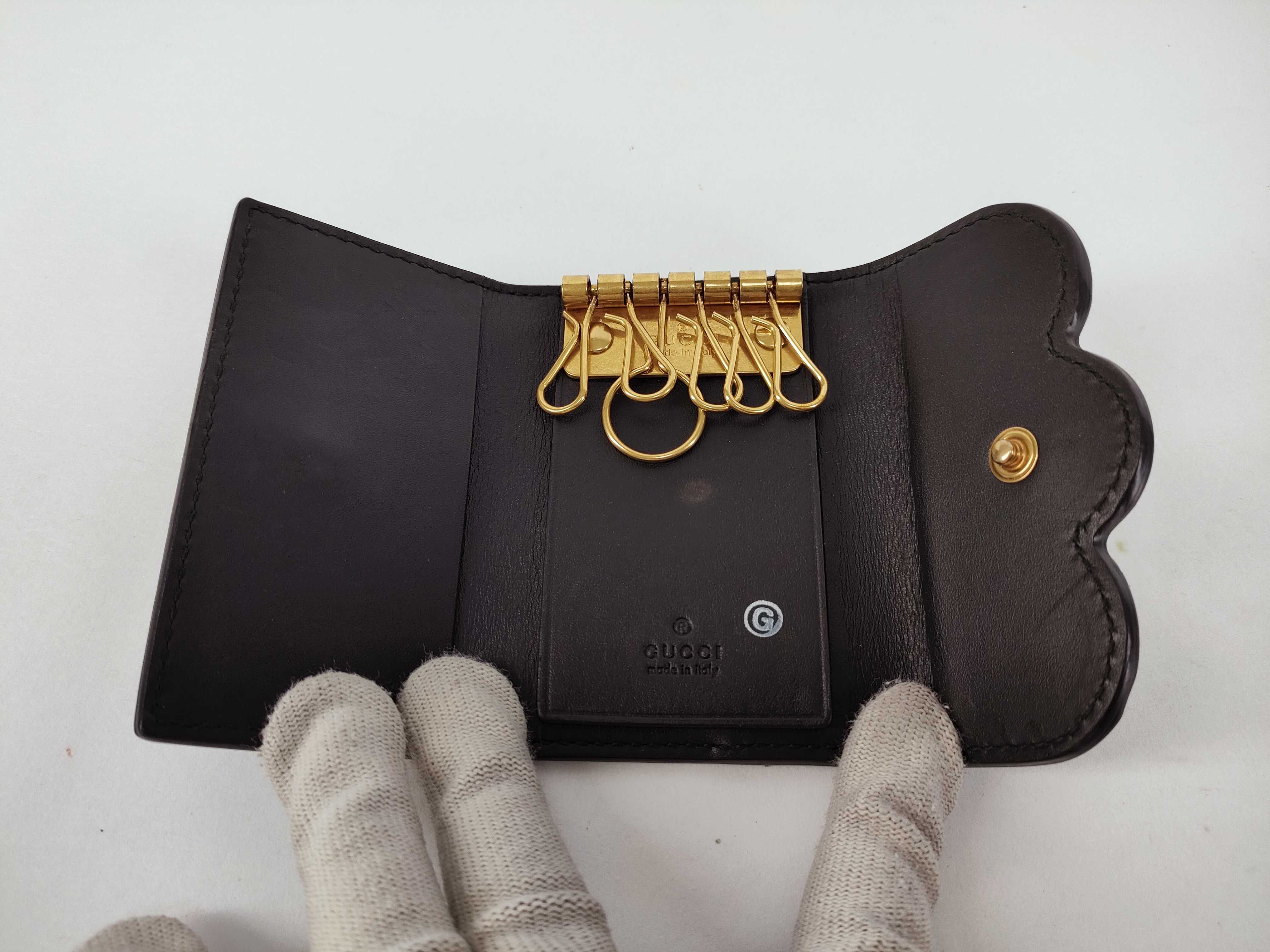 GG canvas key case/key chain — view 9