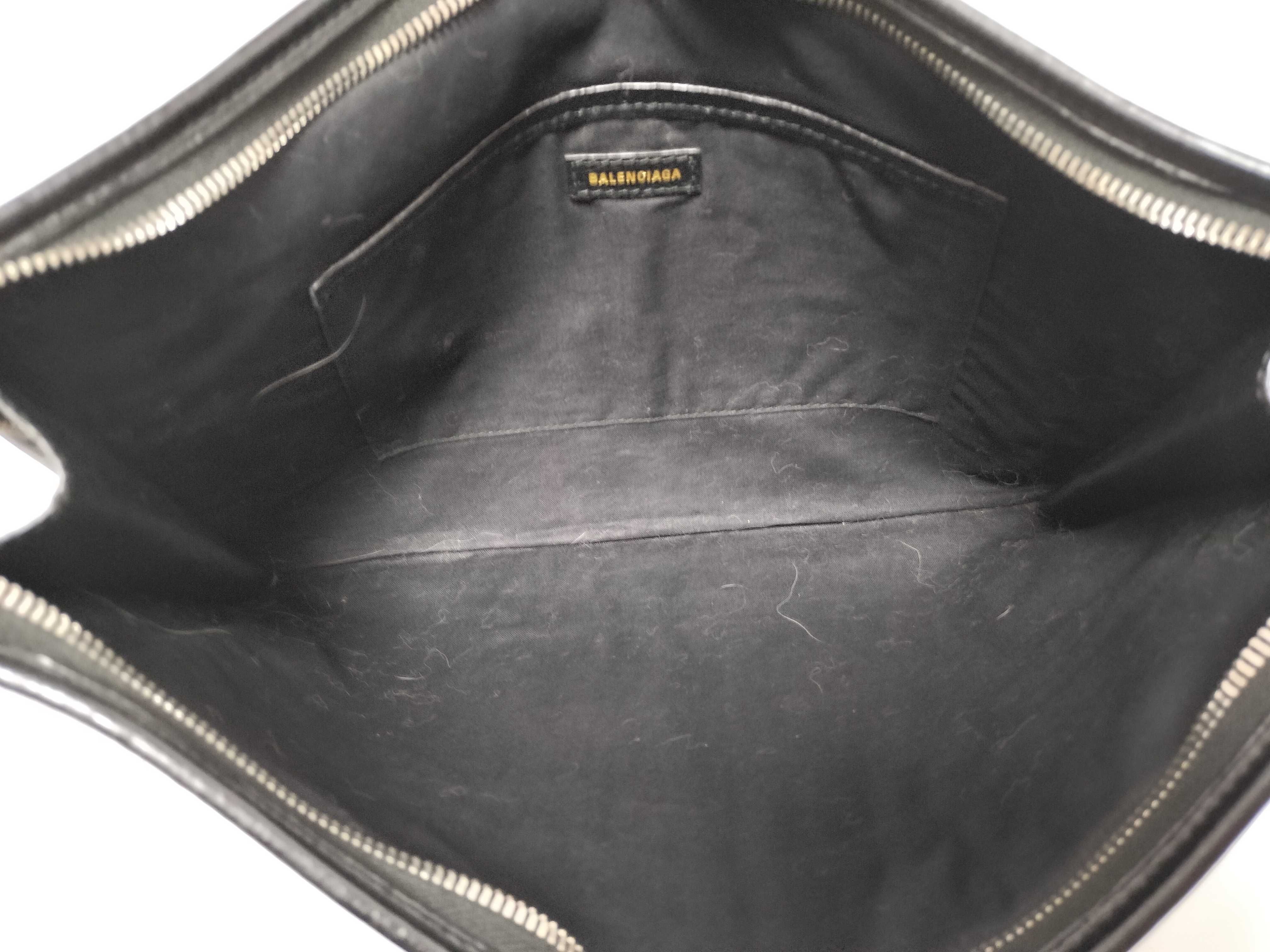 Graffiti Clutch Bag, Black Leather Clutch Bag — view 6