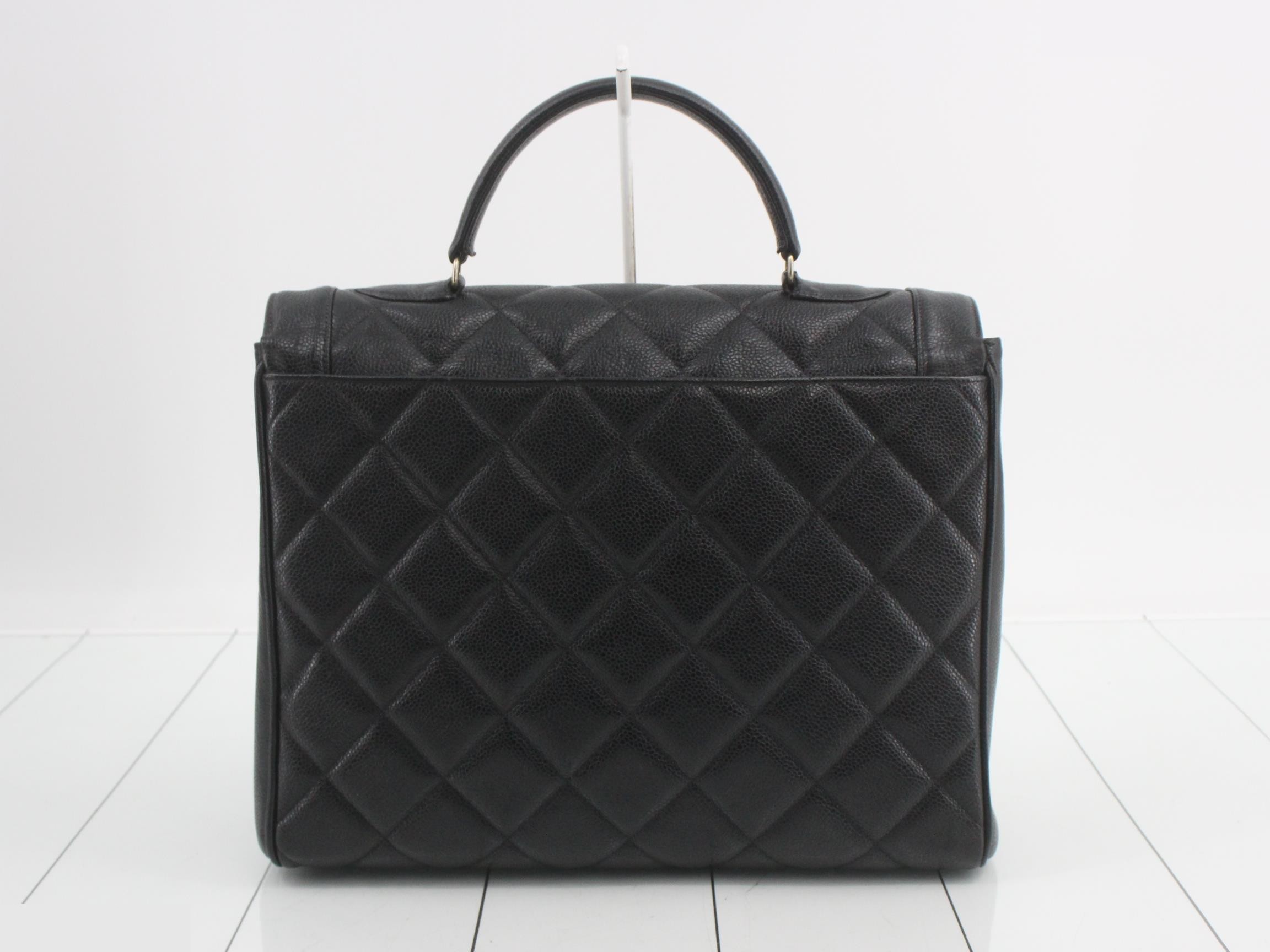 Matelassé caviar leather handbag — view 2