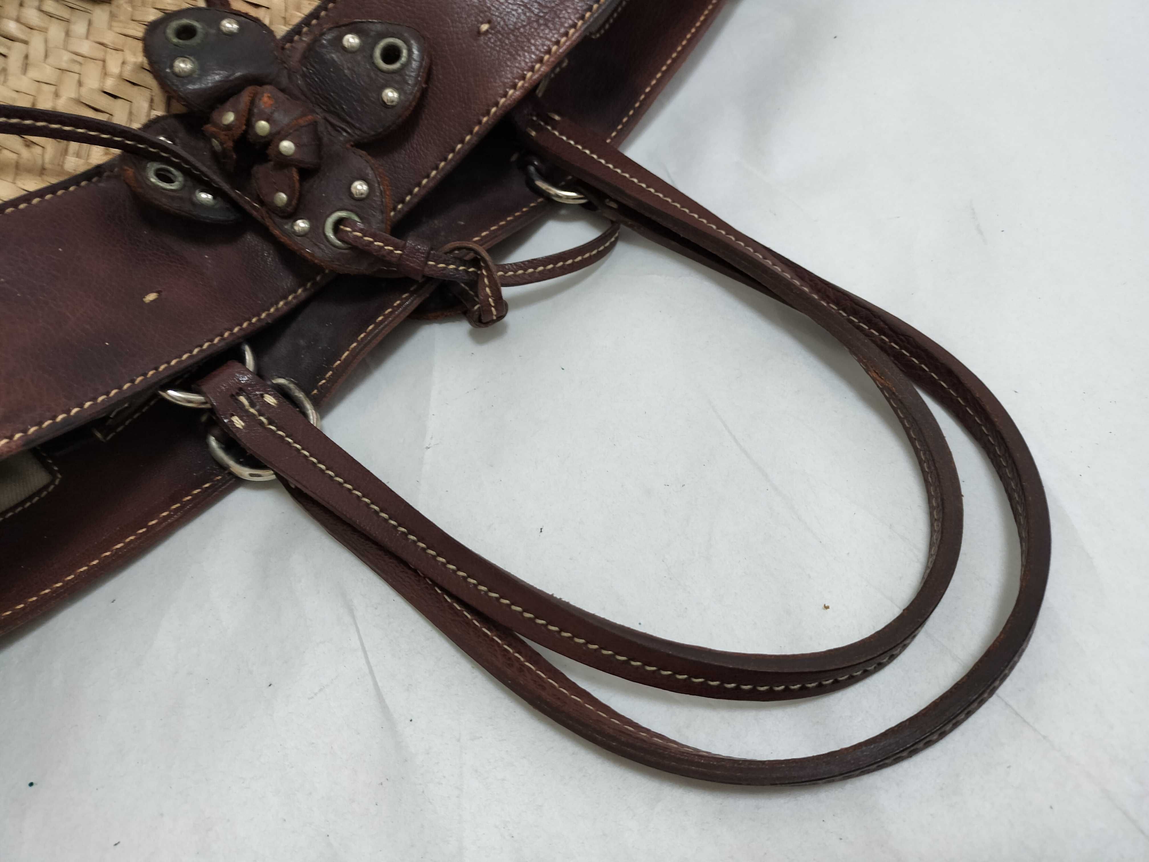 Raffia Basket Tote Bag — view 3