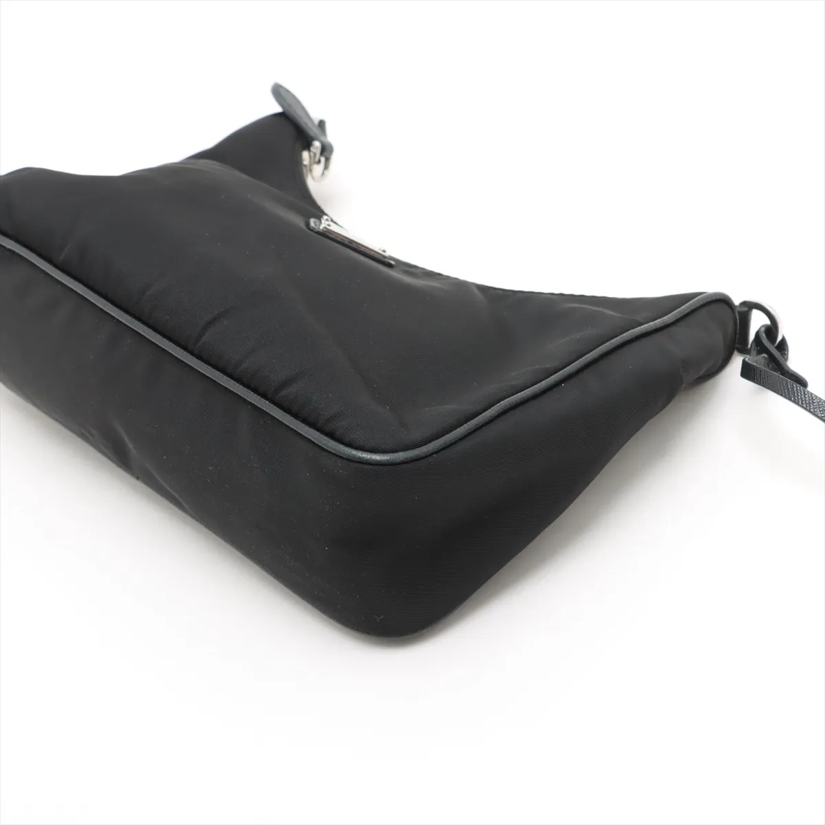 Tessuto Nylon x Leather 2WAY Shoulder Bag Black — view 3