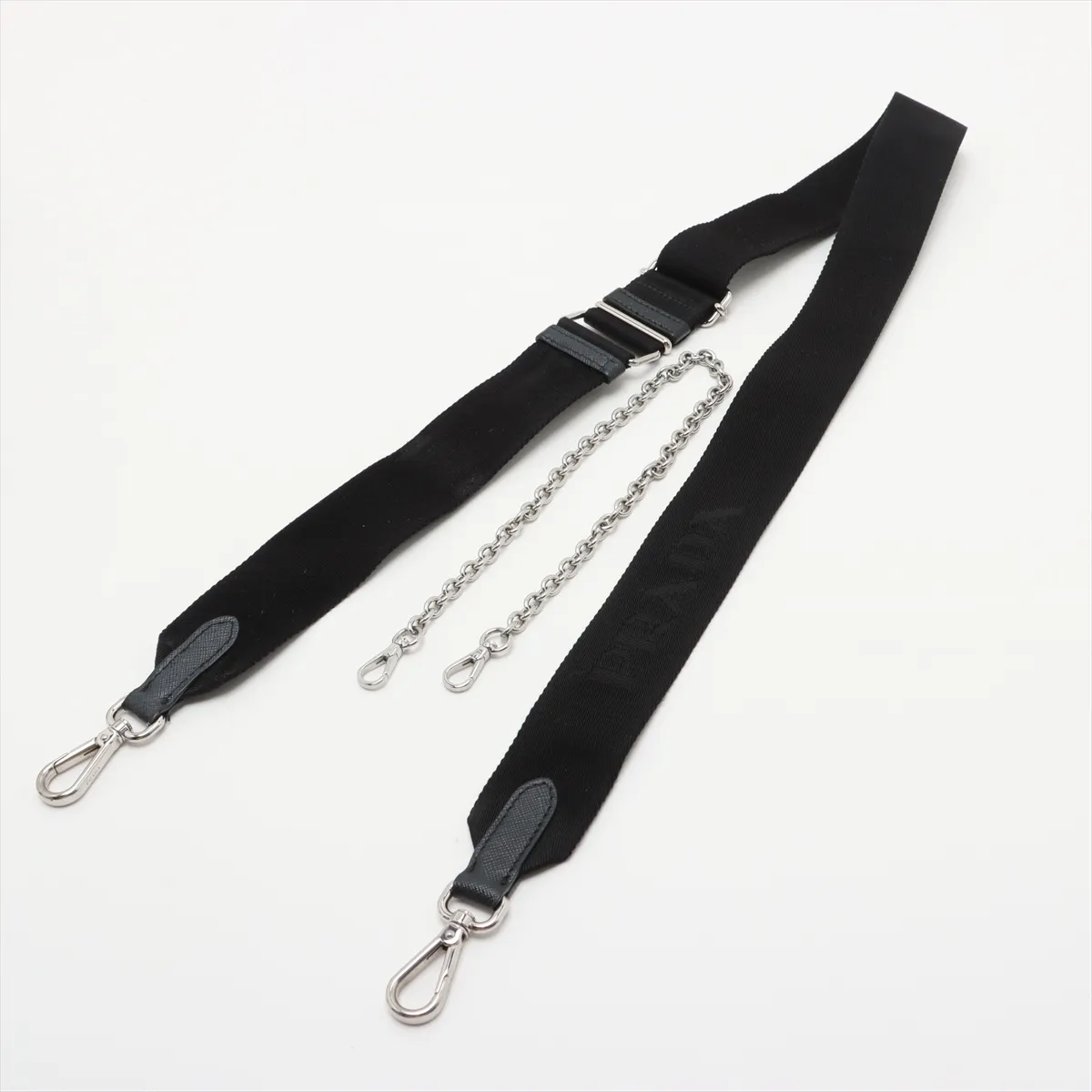 Tessuto Nylon x Leather 2WAY Shoulder Bag Black — view 5