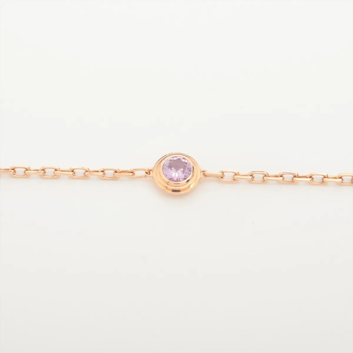 Damour Pink Sapphire Bracelet 750 (PG) 2.1g CPC397 — view 2