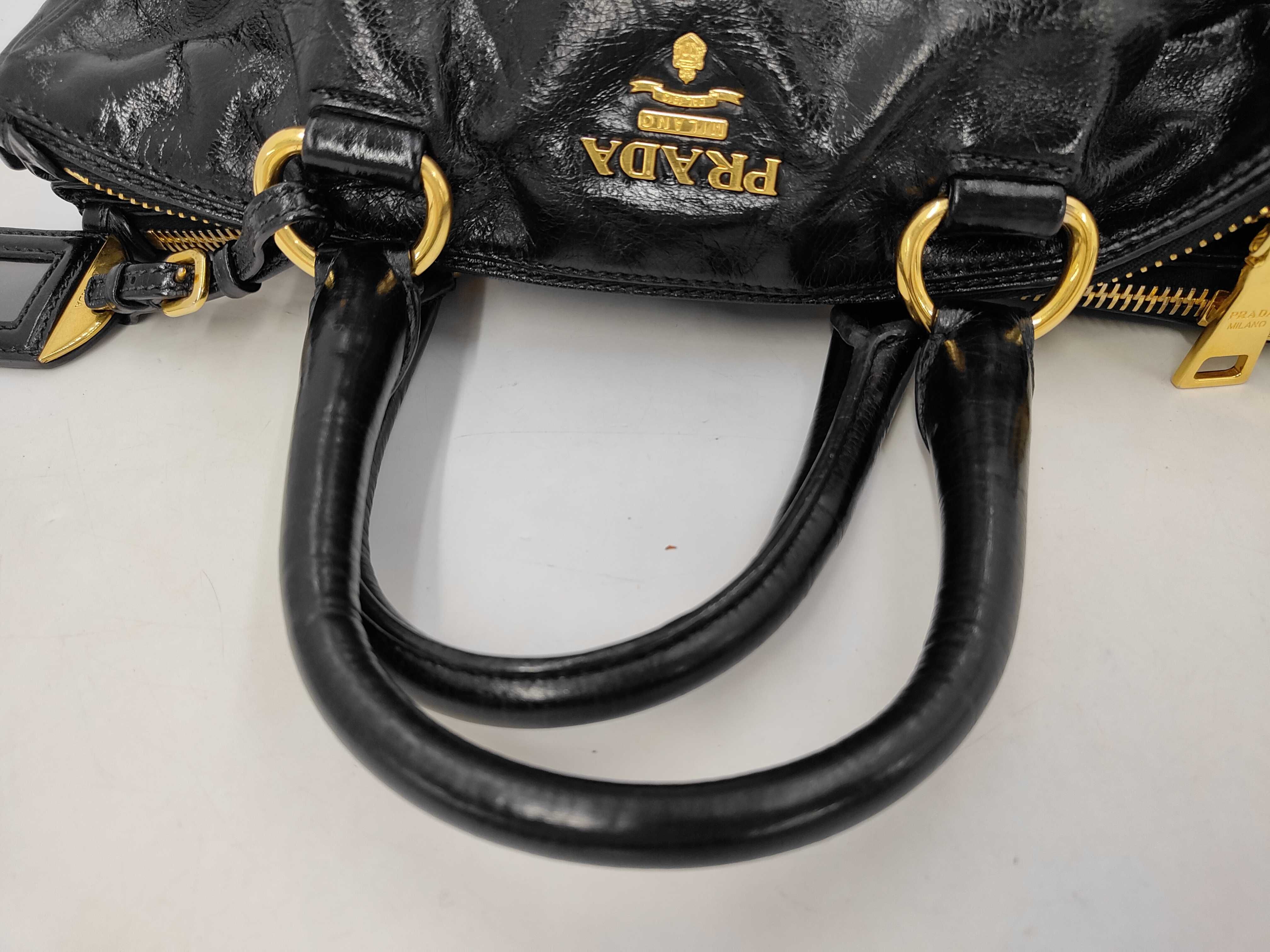 Vitello Shine Tote Shoulder Bag 2-Way Handbag — view 5