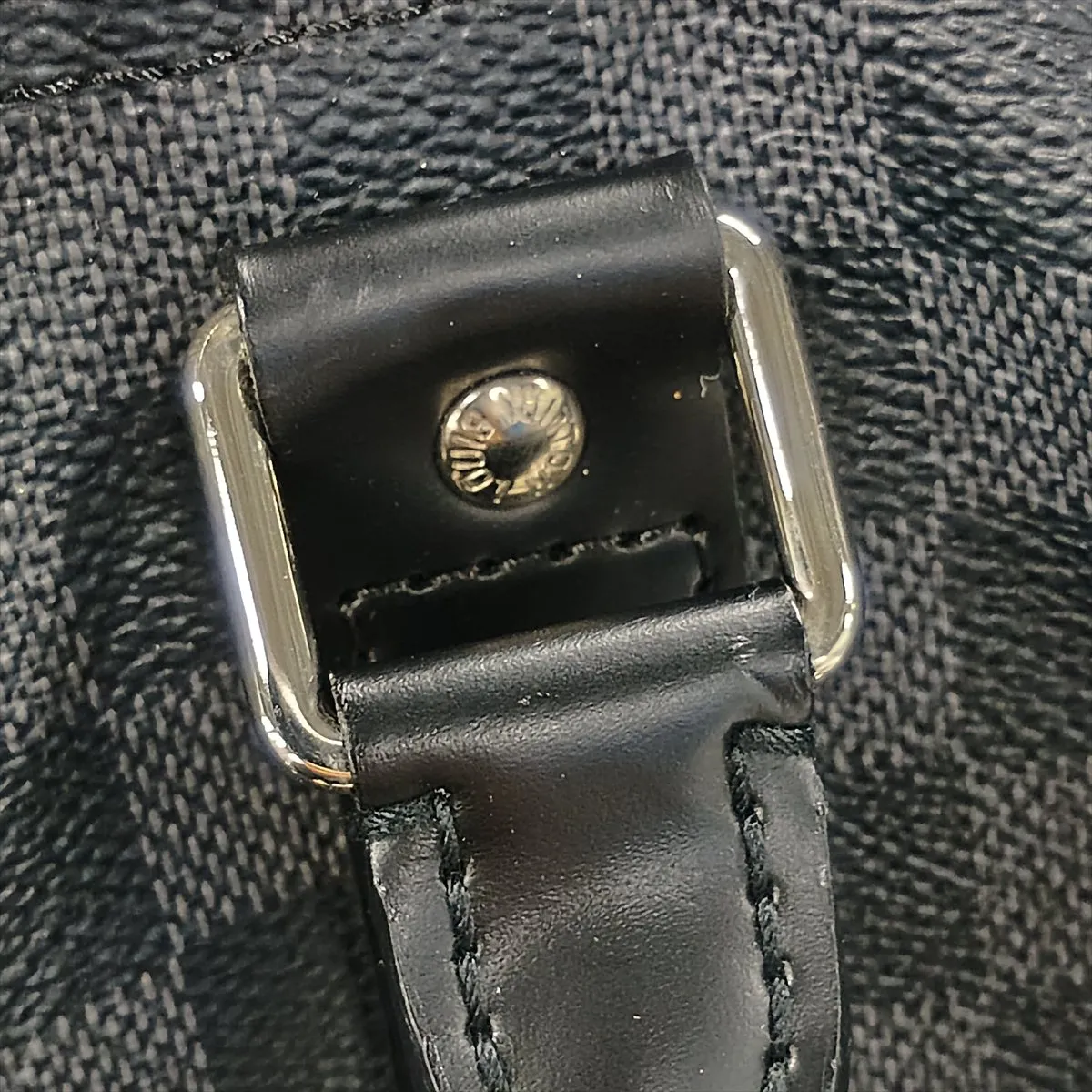 Damier Graphite Keepall Bandoulière 55 N41413 MB1098 Black with initials — view 12