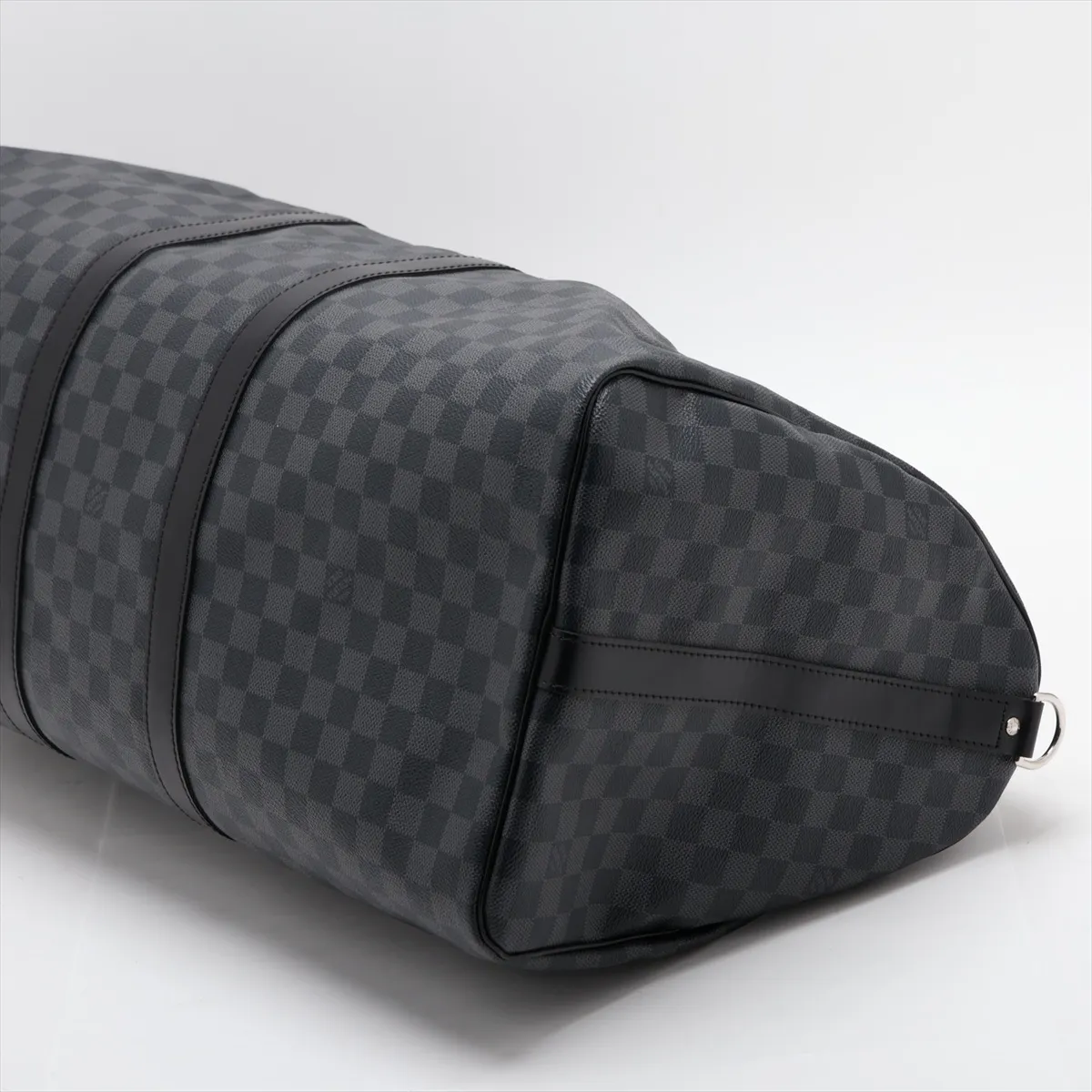 Damier Graphite Keepall Bandoulière 55 N41413 MB1098 Black with initials — view 3