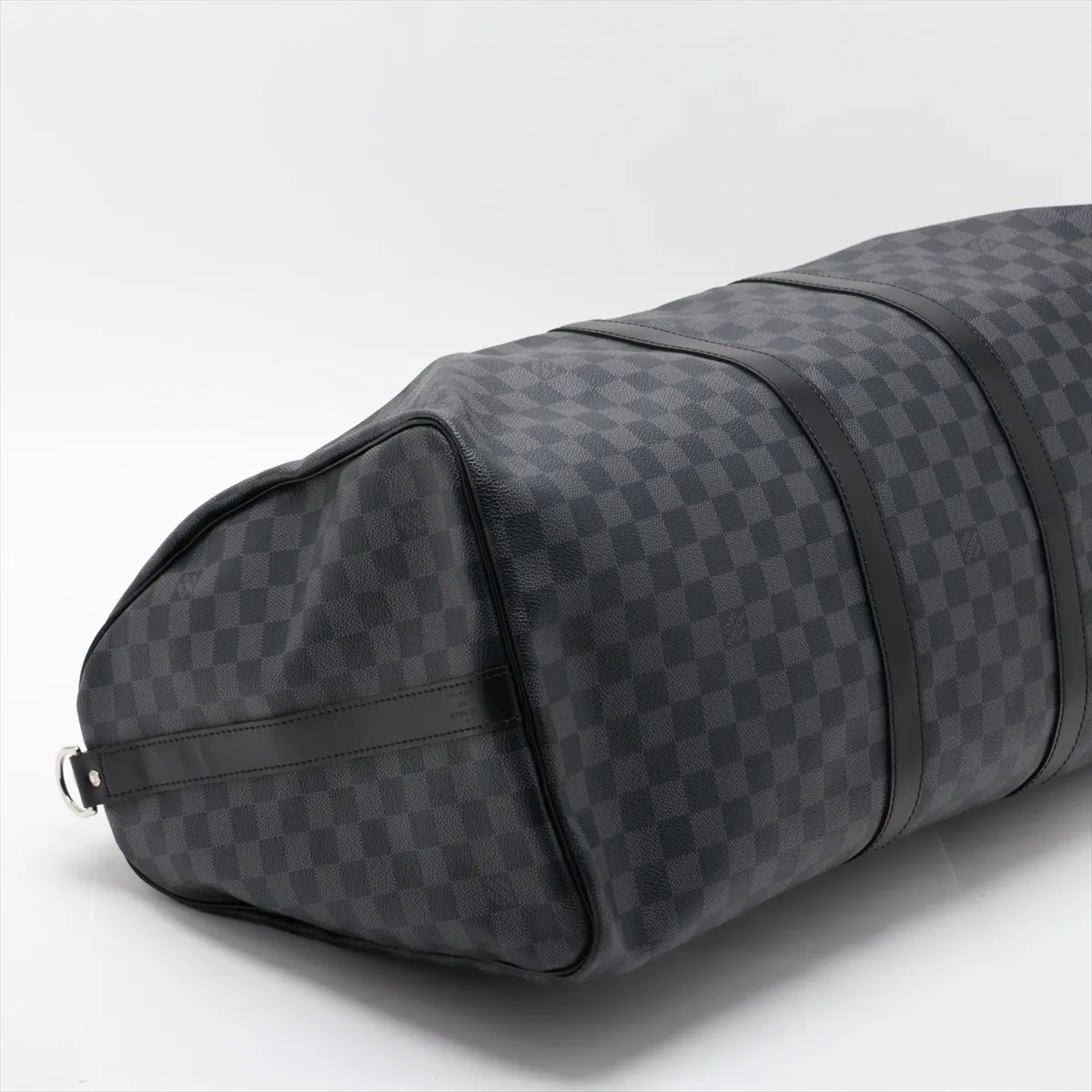 Damier Graphite Keepall Bandoulière 55 N41413 MB1098 Black with initials — view 4