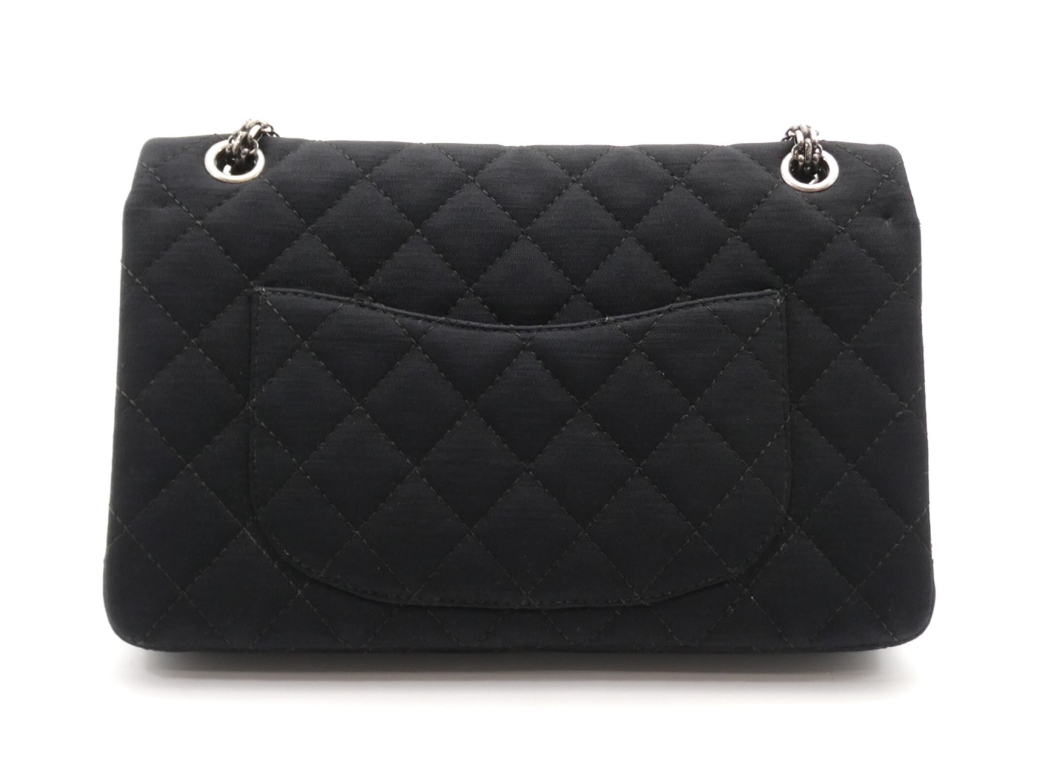 Matelassé 2.55 Cotton Double Flap Double Chain Shoulder Bag — view 2