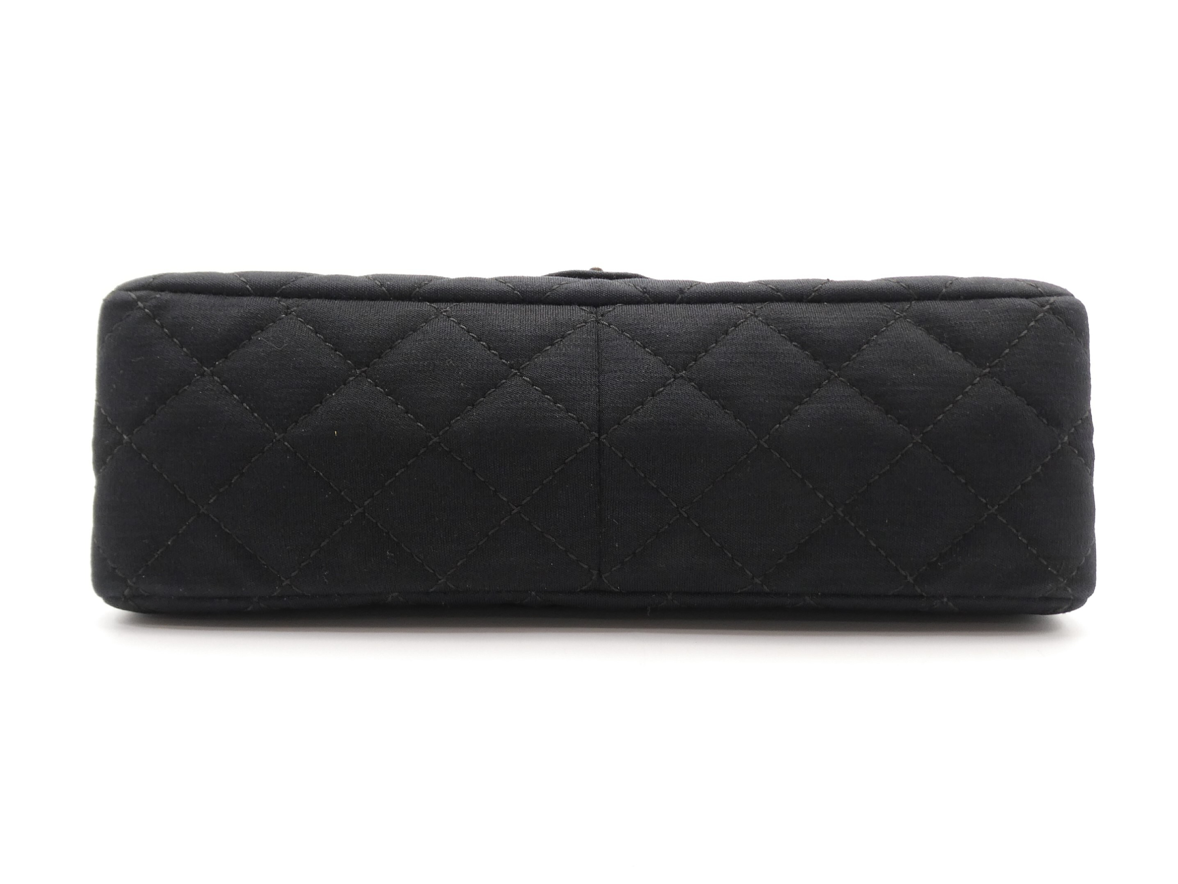 Matelassé 2.55 Cotton Double Flap Double Chain Shoulder Bag — view 5