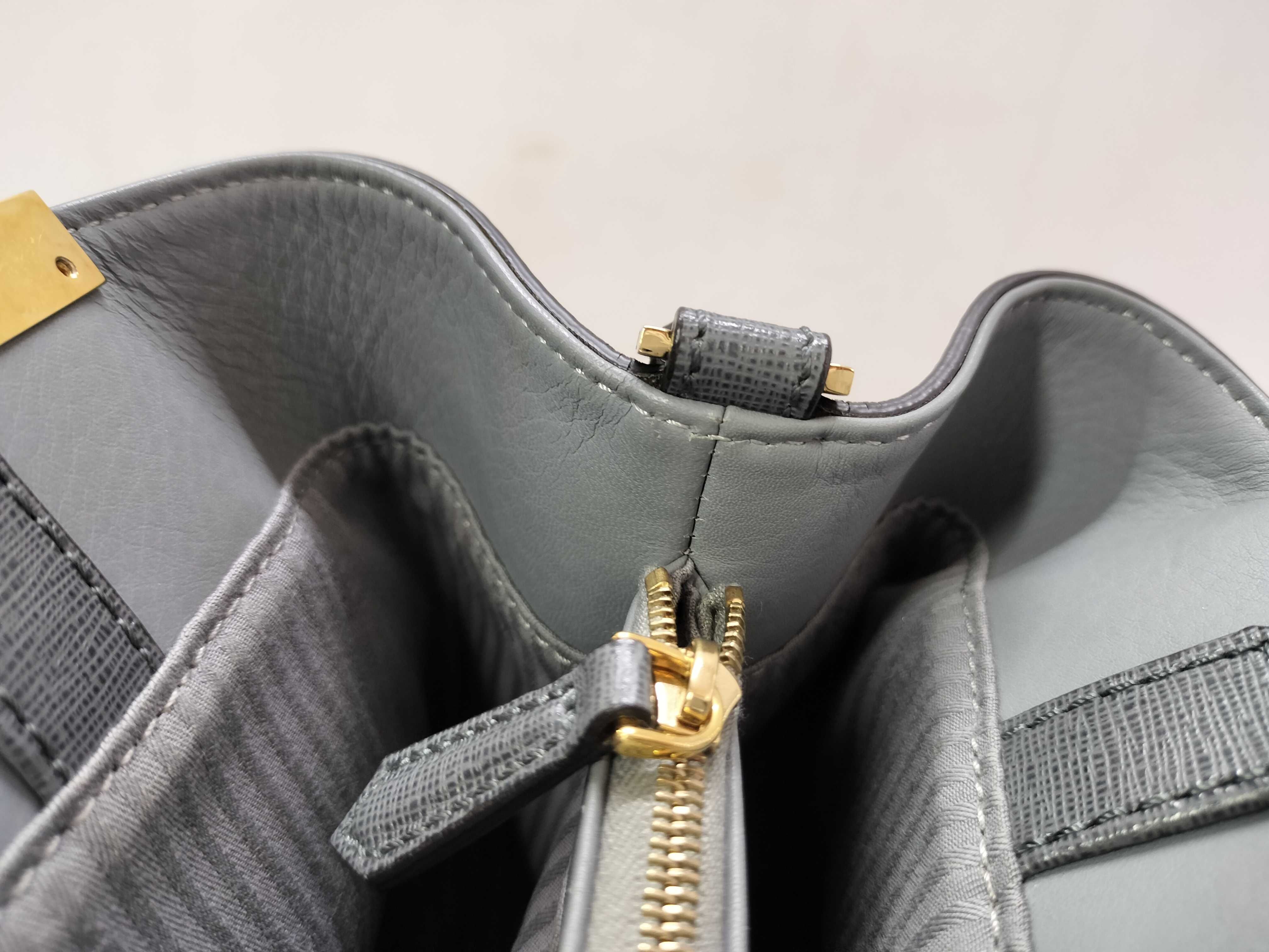 Petite 2Jours Leather 2-Way Handbag, Gray, 8BH253 (Handbag) — view 11