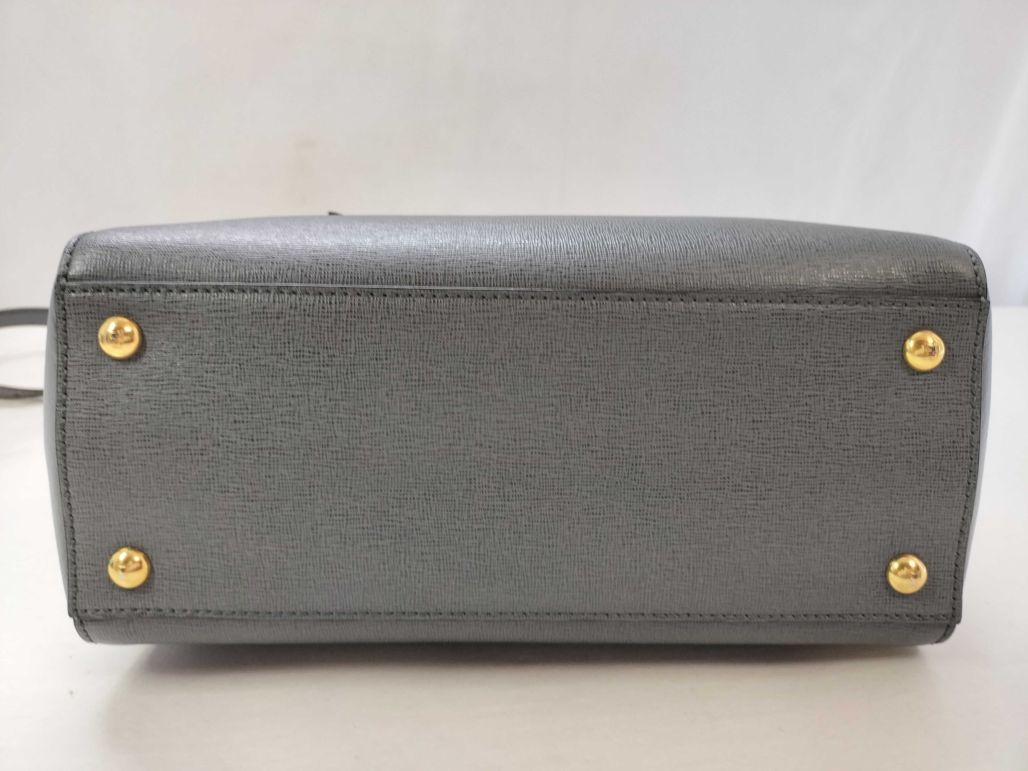 Petite 2Jours Leather 2-Way Handbag, Gray, 8BH253 (Handbag) — view 12