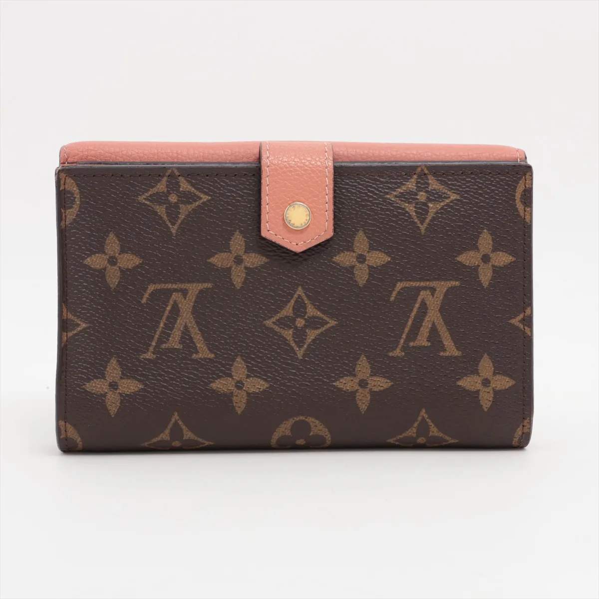 Monogram Portefeuille Pallas Compact M64355 CA4187 Brown x Pink Compact Wallet — view 2