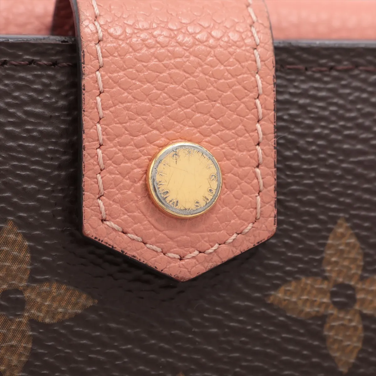 Monogram Portefeuille Pallas Compact M64355 CA4187 Brown x Pink Compact Wallet — view 9