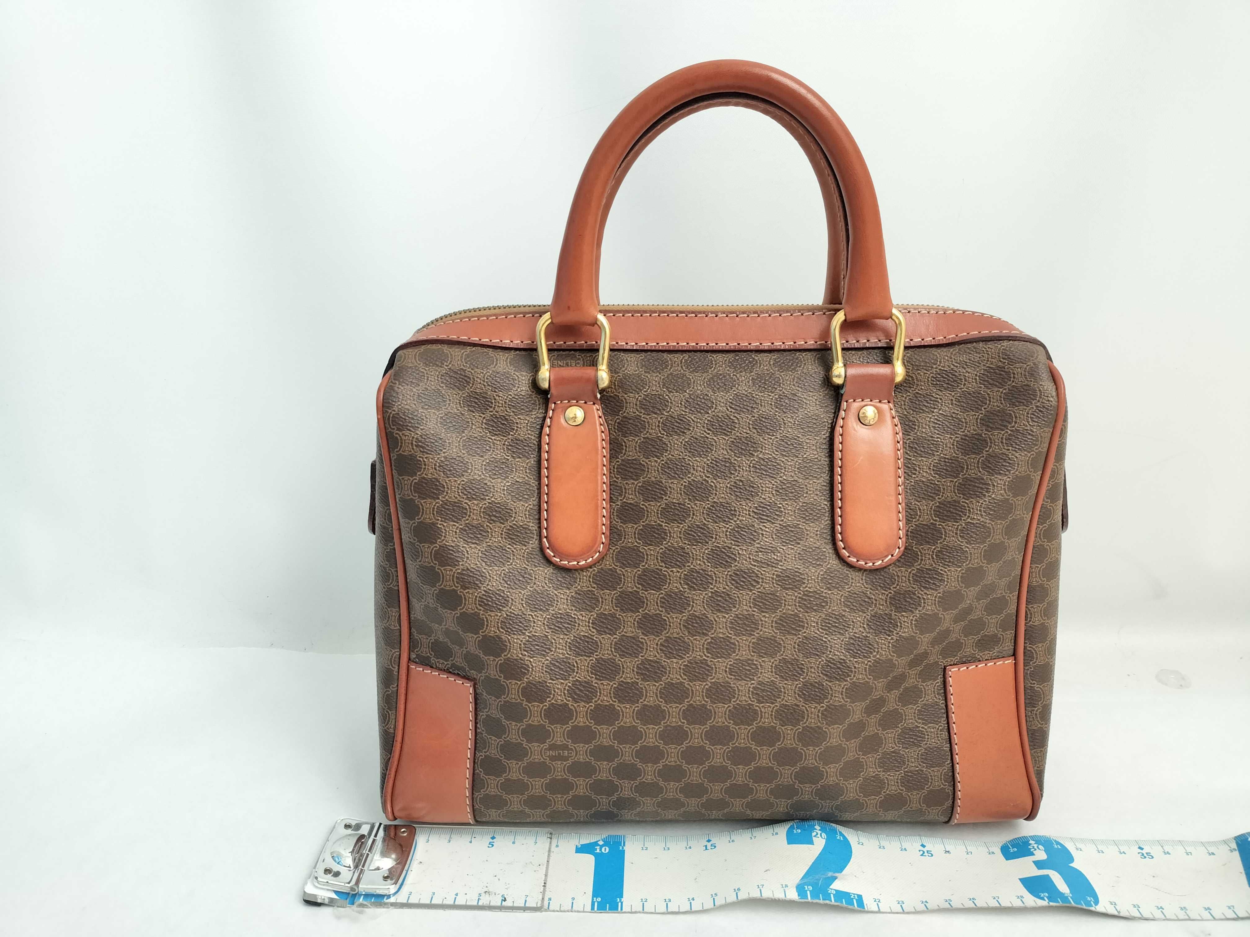 Macadam Mini Boston Bag, Brown Handbag — view 2