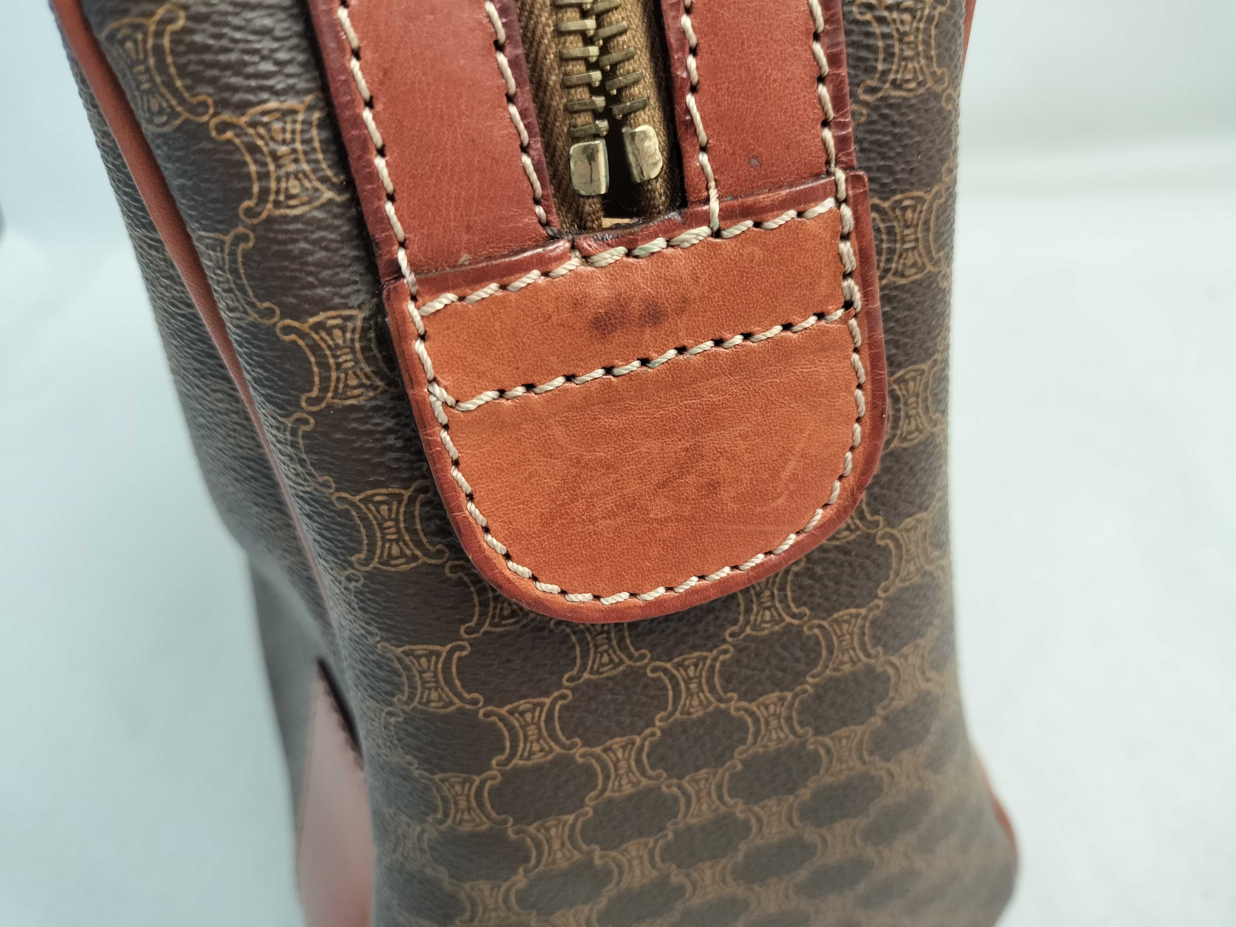 Macadam Mini Boston Bag, Brown Handbag — view 14