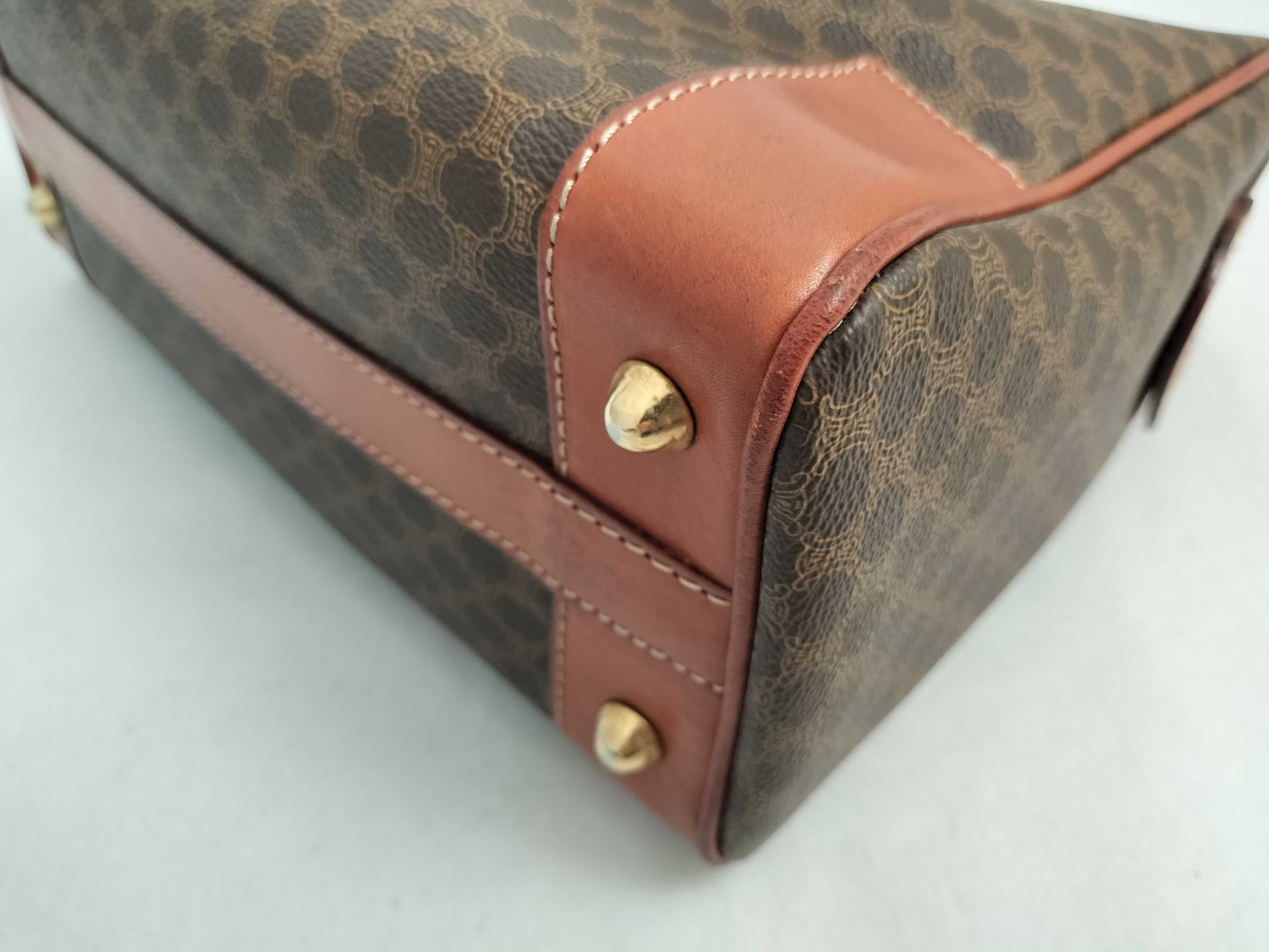 Macadam Mini Boston Bag, Brown Handbag — view 7