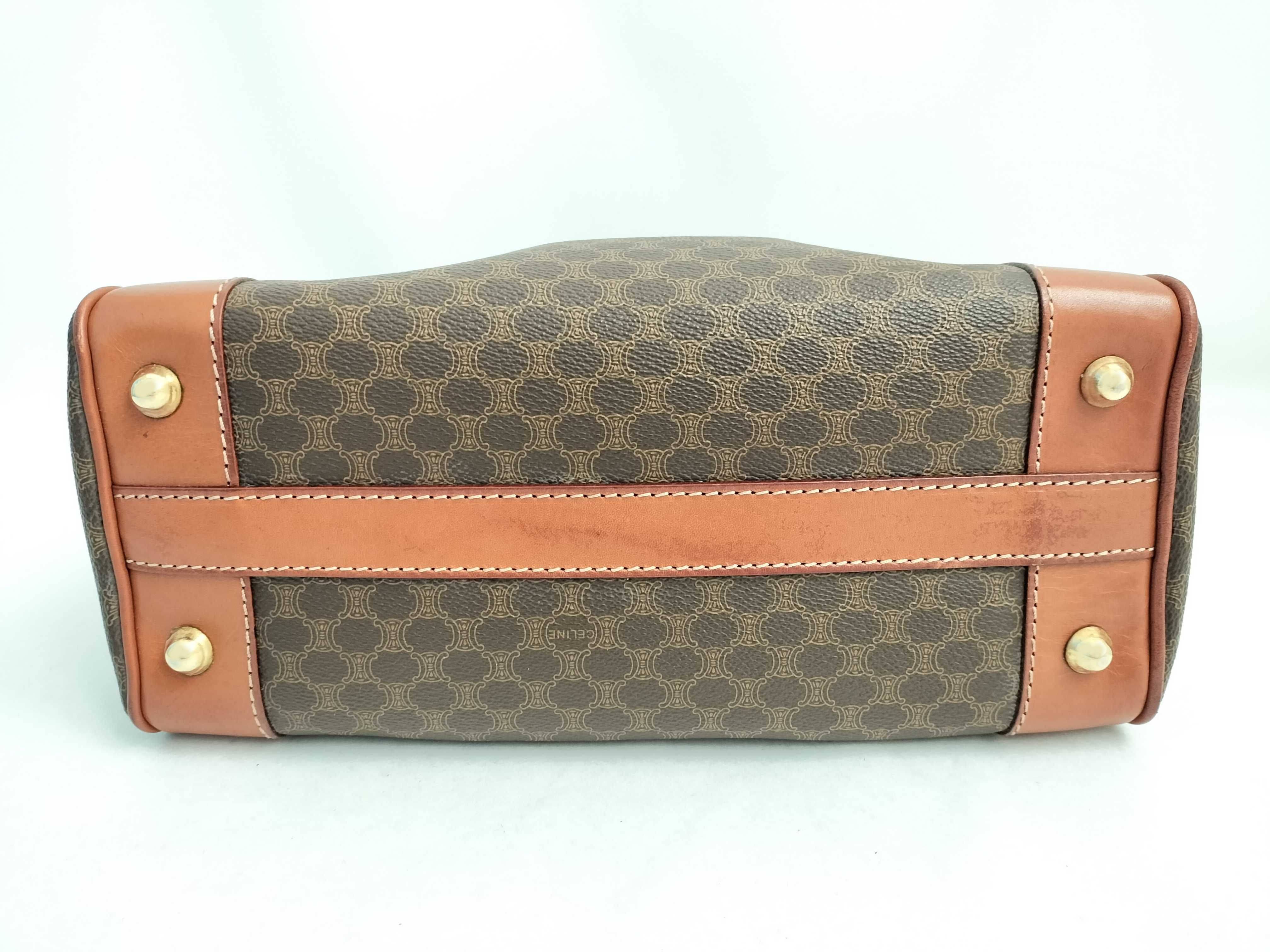 Macadam Mini Boston Bag, Brown Handbag — view 8