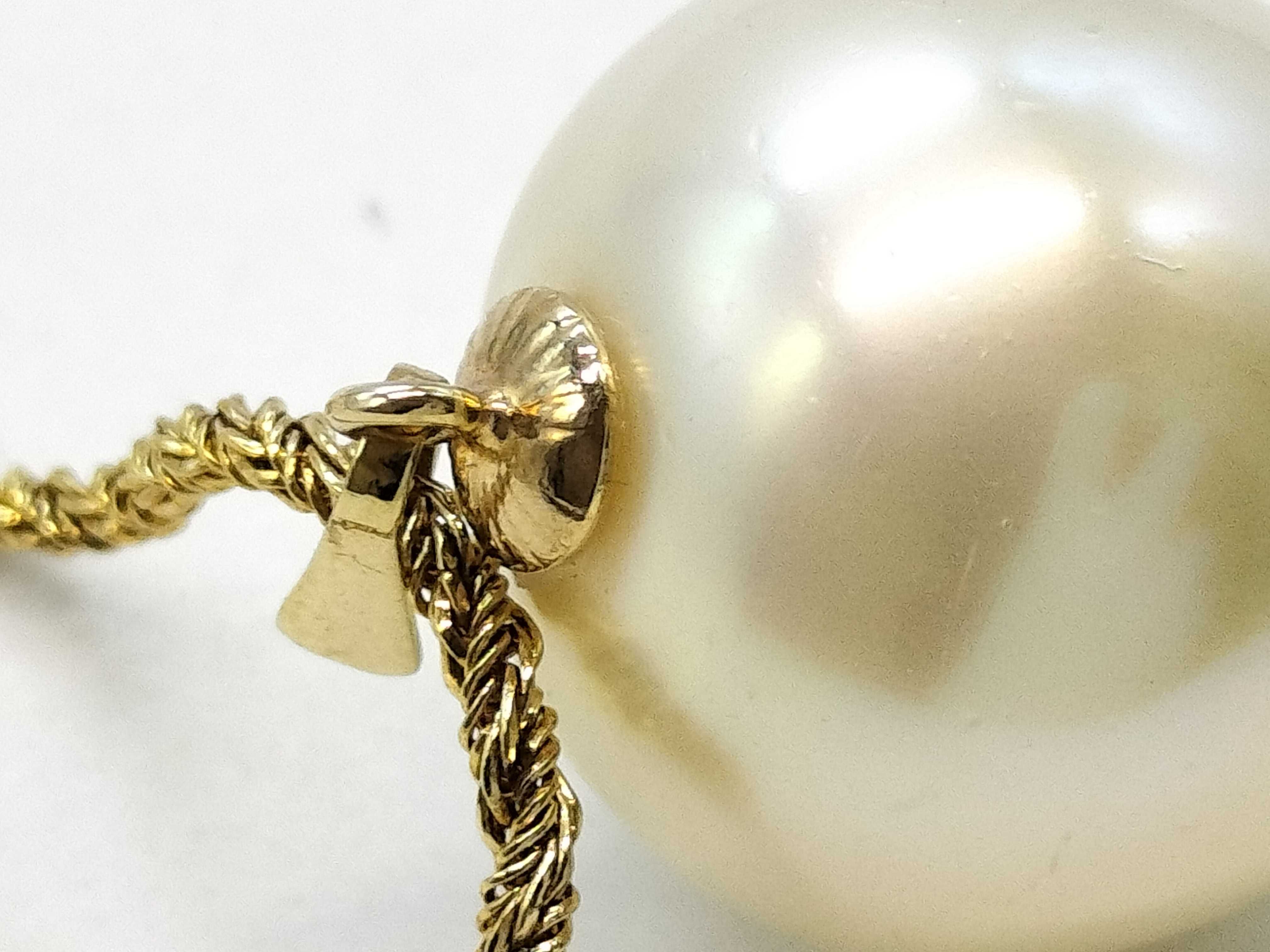 Antique Faux Pearl Necklace — view 6