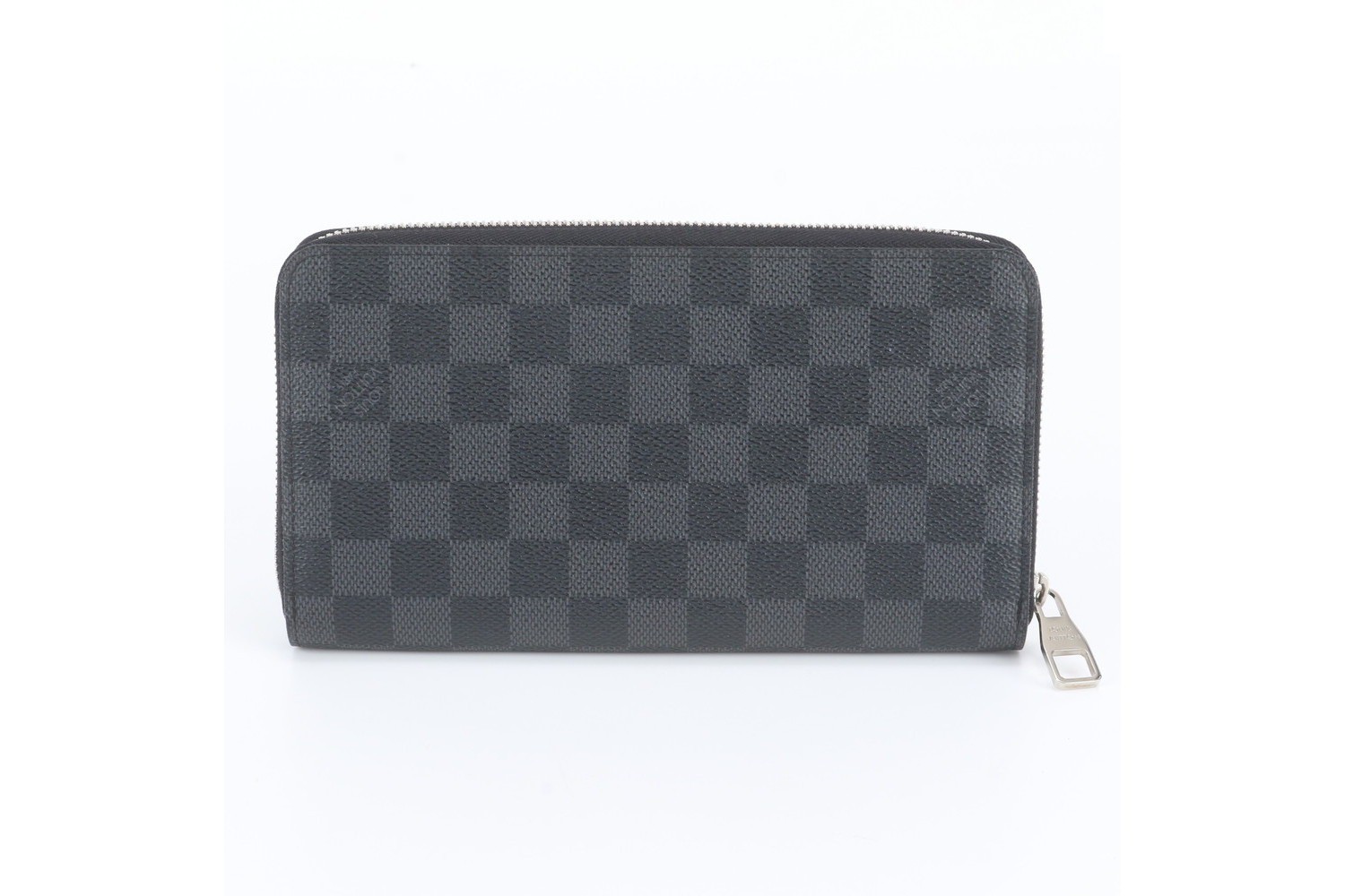 Damier Graphite Zippy Organizer N63077 Leather Long Wallet — view 2
