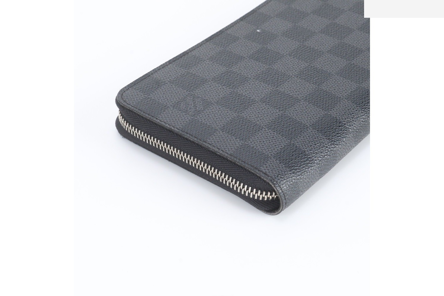 Damier Graphite Zippy Organizer N63077 Leather Long Wallet — view 4