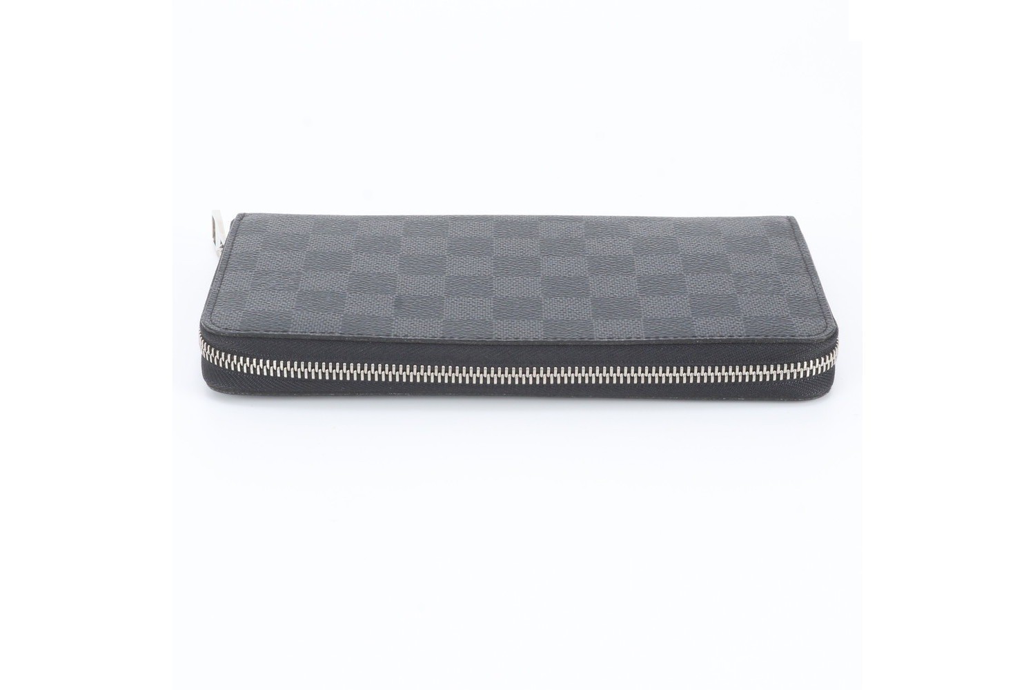 Damier Graphite Zippy Organizer N63077 Leather Long Wallet — view 5