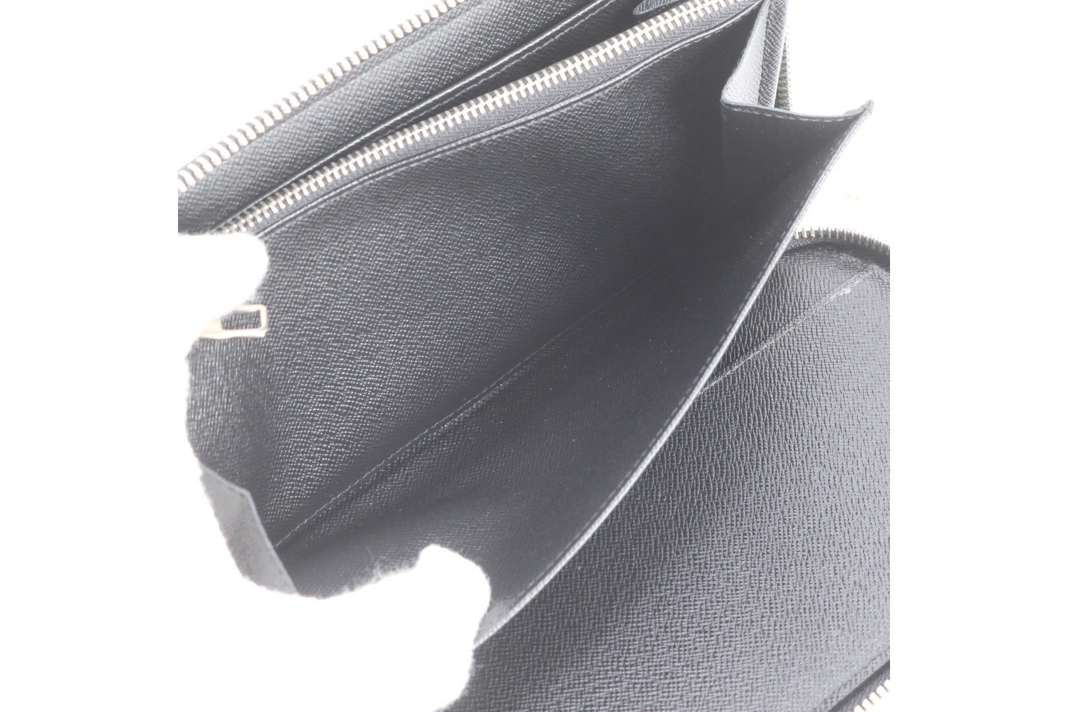 Damier Graphite Zippy Organizer N63077 Leather Long Wallet — view 8