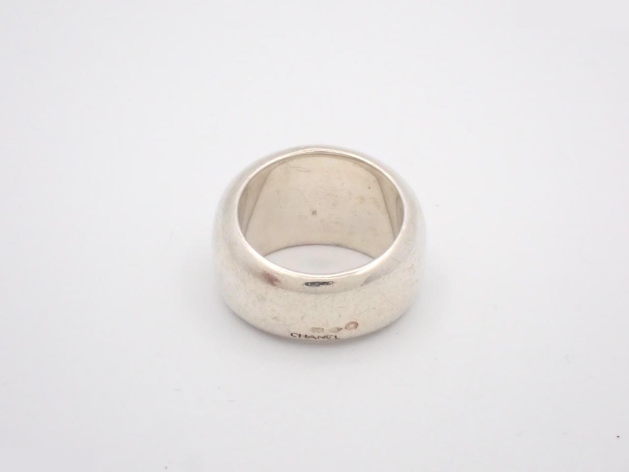 Logo CHANEL Ring, SV925/18.0g, Size #11 — view 2