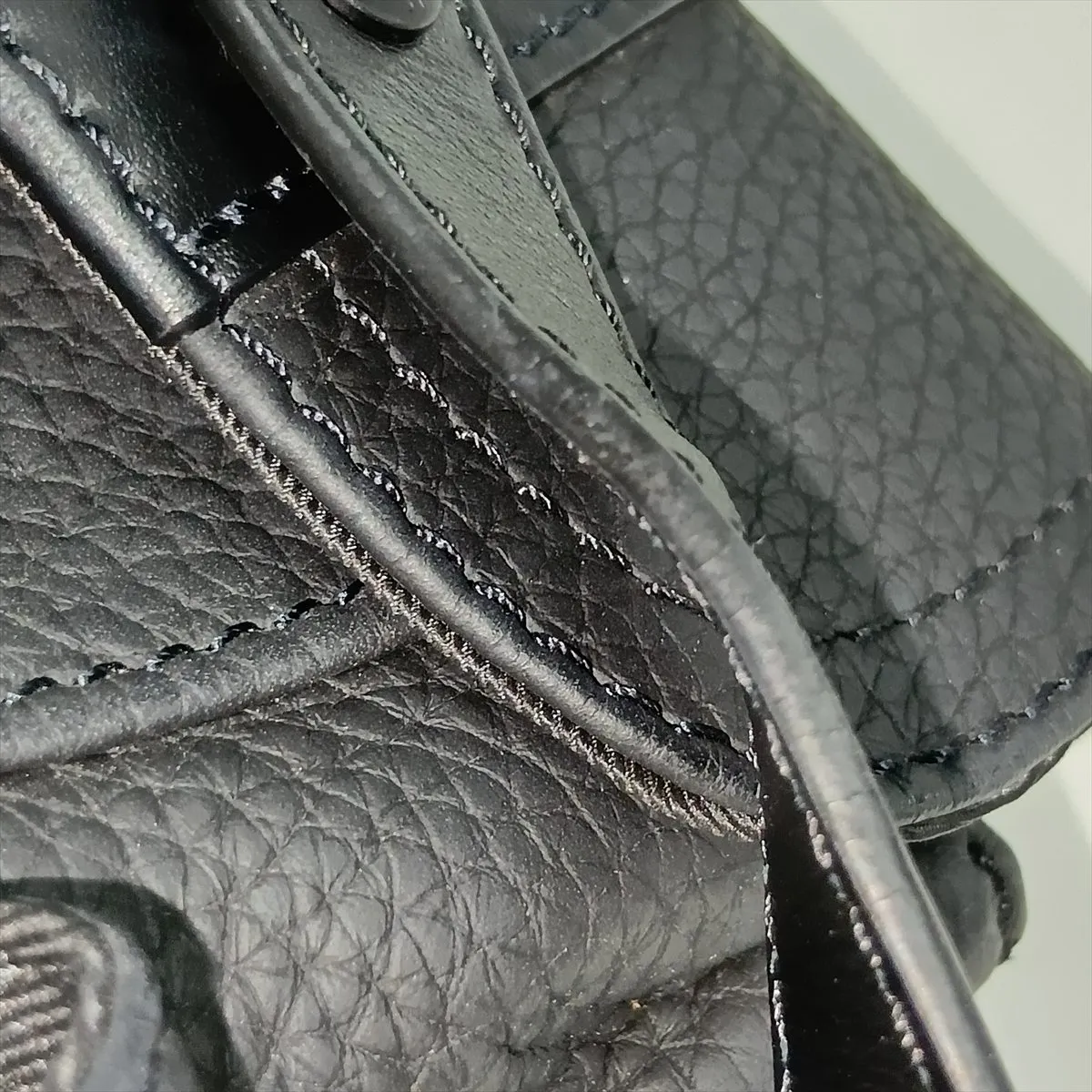 Christopher XS Taurillon Leather Bag M58495 Black (RFID detected) — view 12