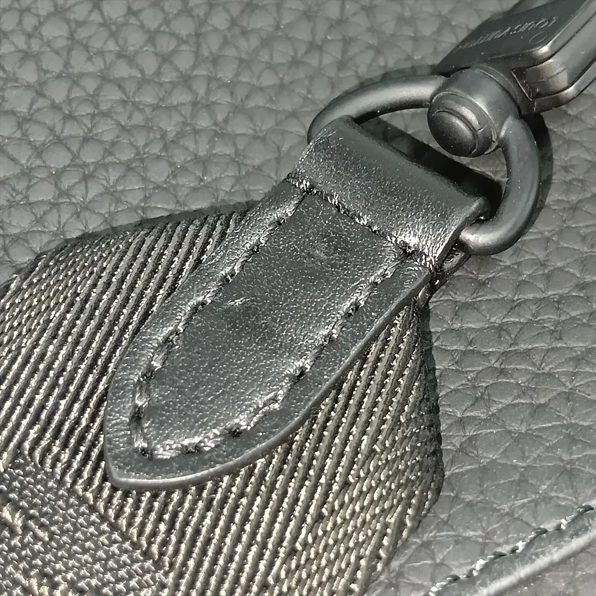 Christopher XS Taurillon Leather Bag M58495 Black (RFID detected) — view 13