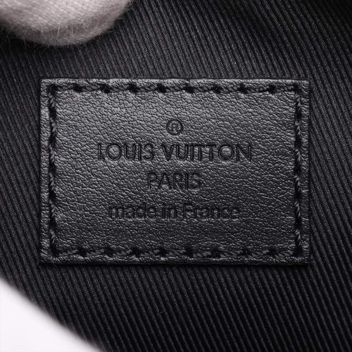 Christopher XS Taurillon Leather Bag M58495 Black (RFID detected) — view 7