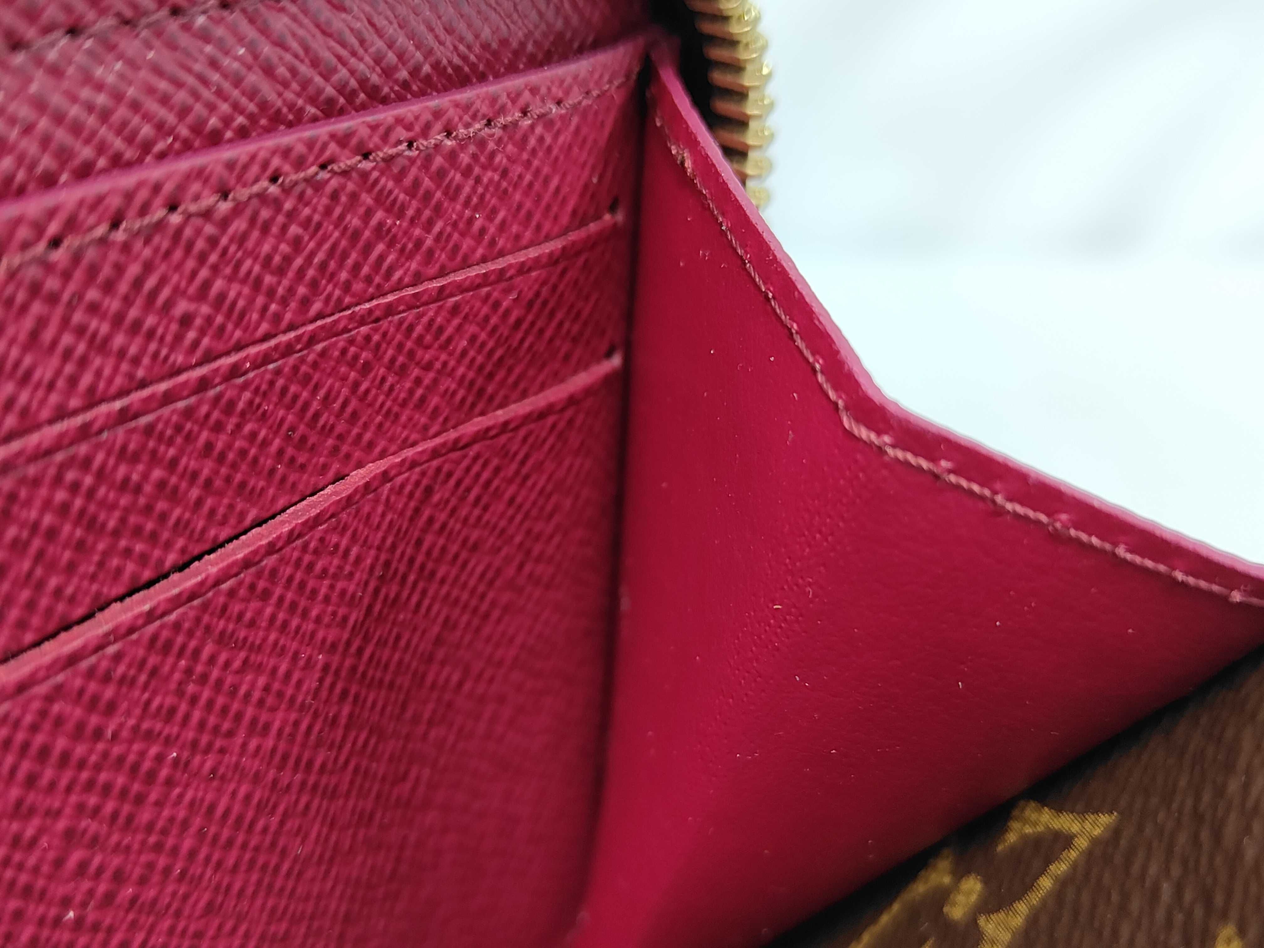 Monogram M60742 Portefeuille Clemence Fuchsia Wallet — view 12