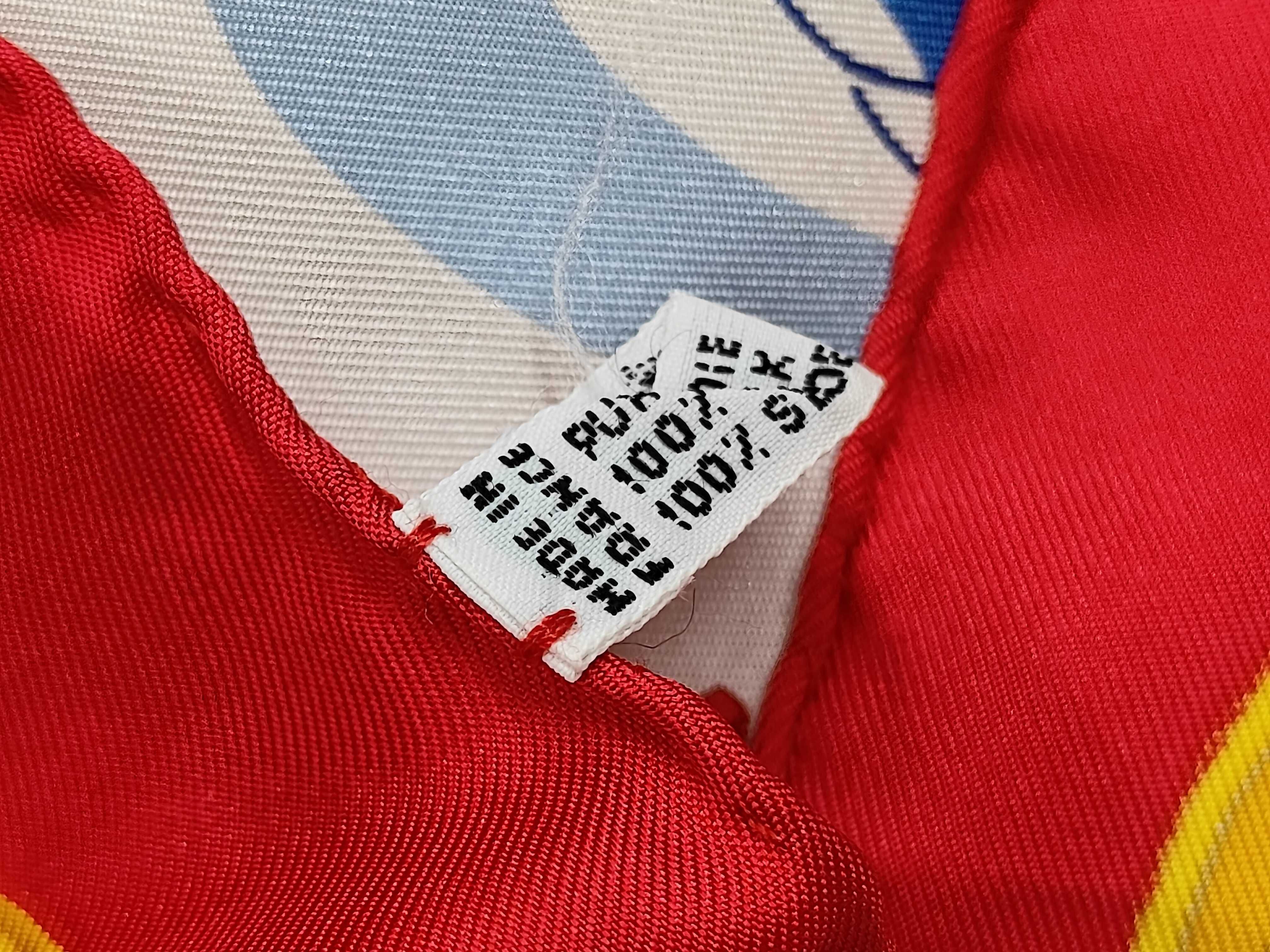 handkerchief/scarf, large size, silk, with tag, marine motif, red and white stripes, other accessories. — view 8