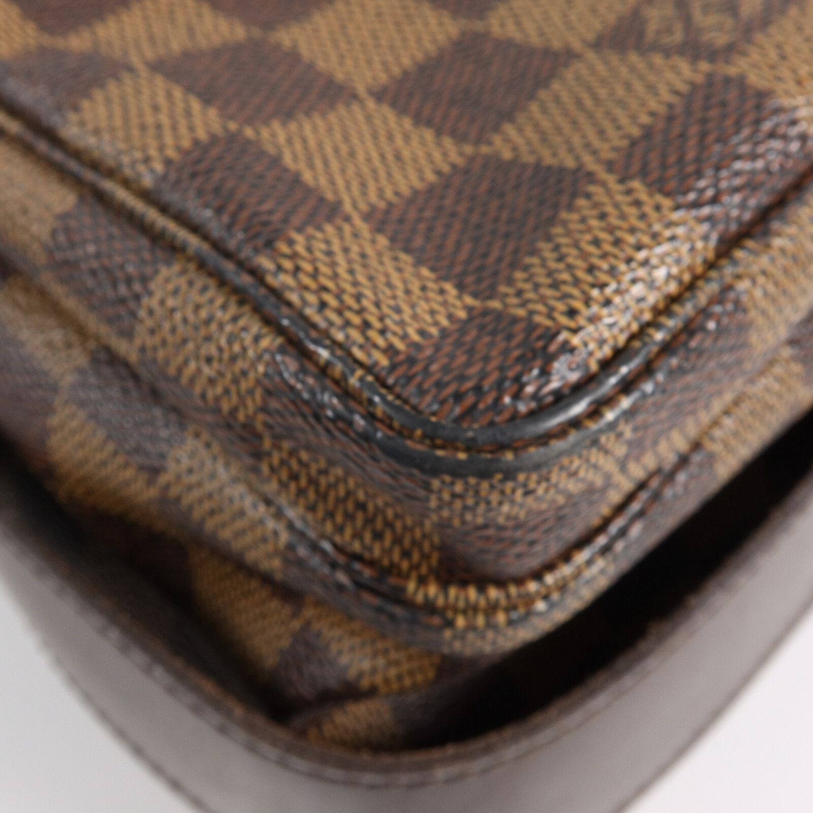 Damier Naviglio Shoulder Bag Brown Shoulder Bag N 45255 — view 12