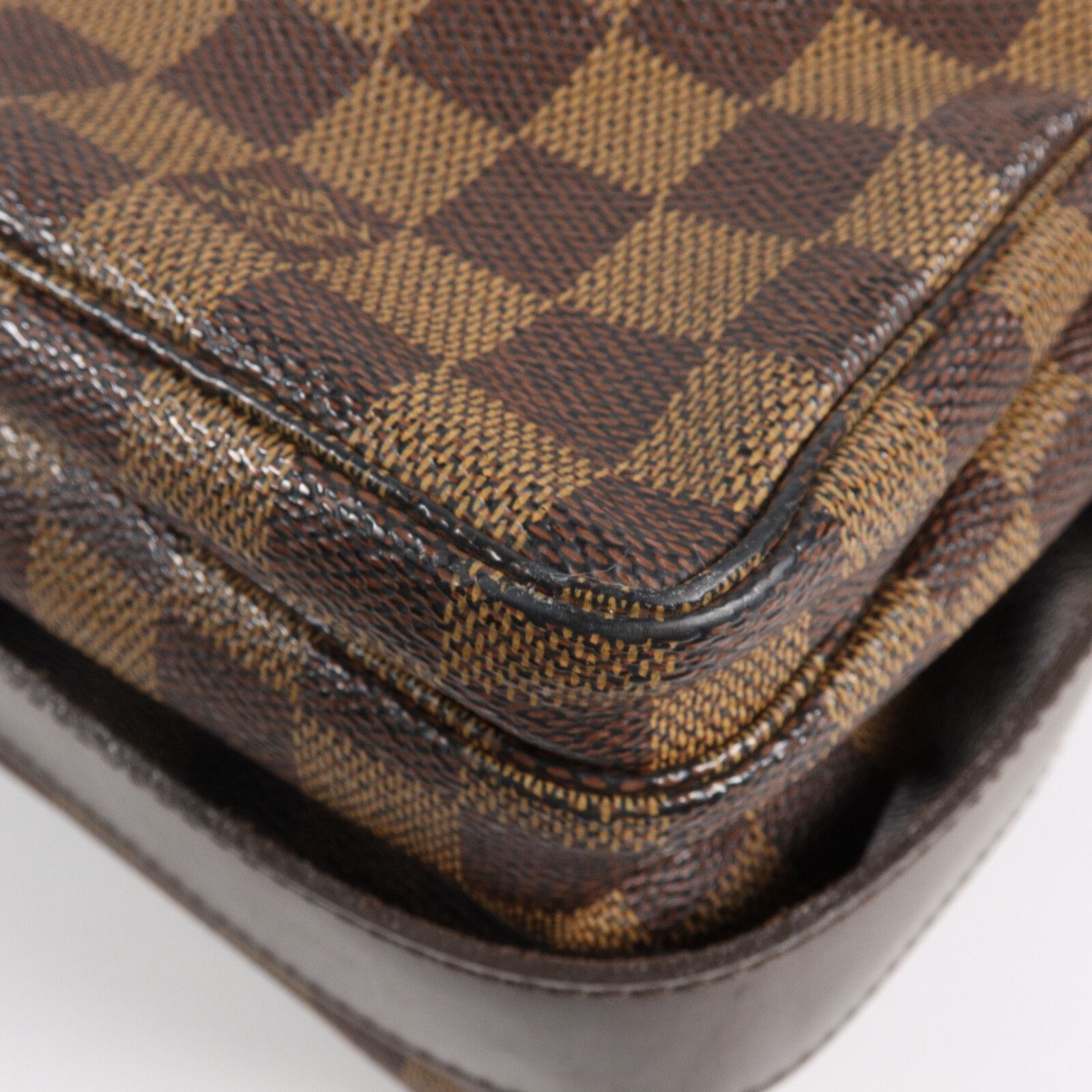 Damier Naviglio Shoulder Bag Brown Shoulder Bag N 45255 — view 15