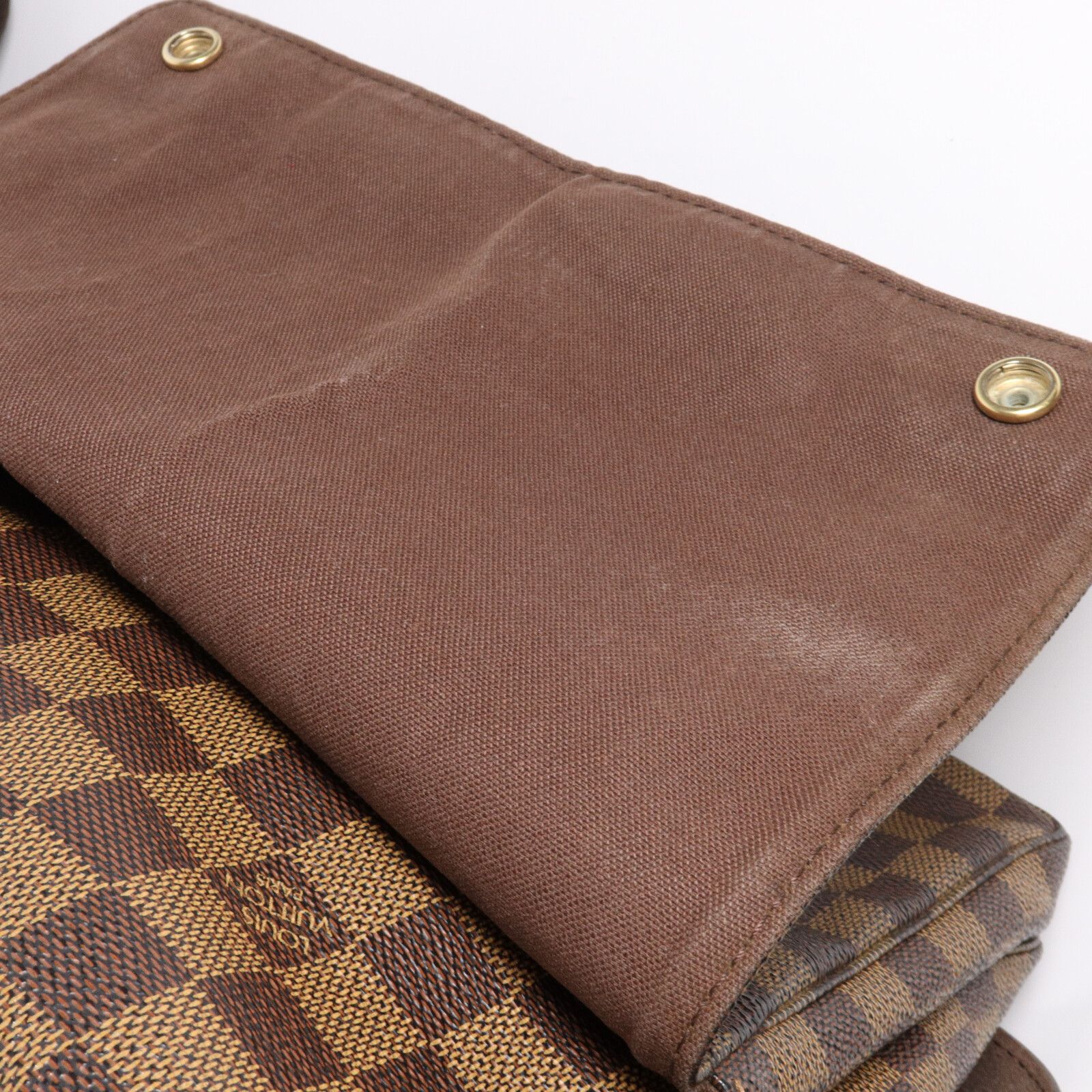 Damier Naviglio Shoulder Bag Brown Shoulder Bag N 45255 — view 16