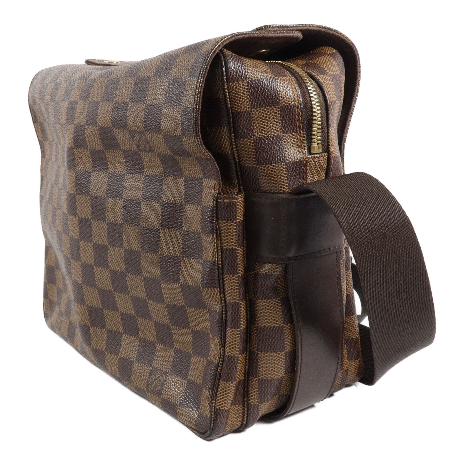 Damier Naviglio Shoulder Bag Brown Shoulder Bag N 45255 — view 3
