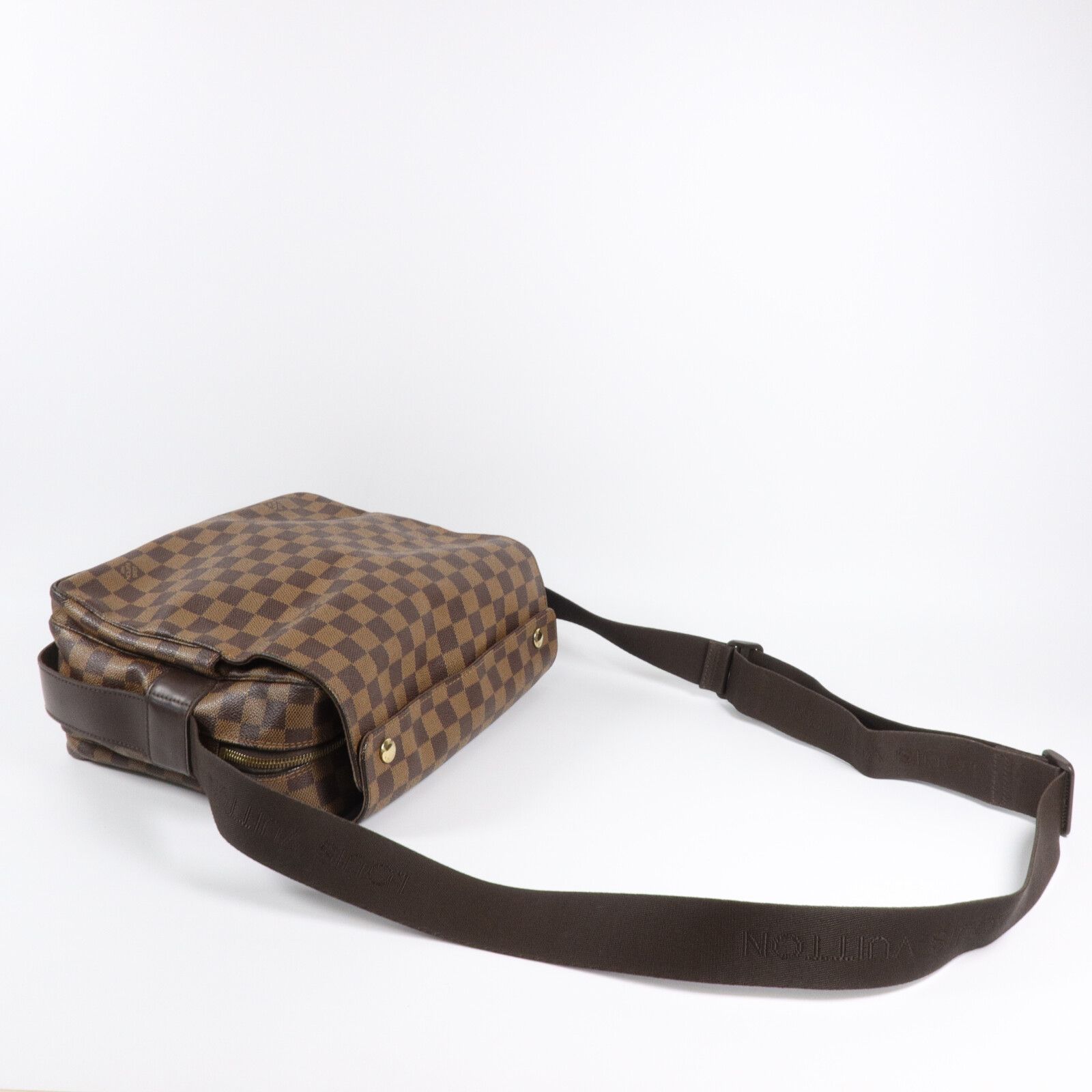 Damier Naviglio Shoulder Bag Brown Shoulder Bag N 45255 — view 9