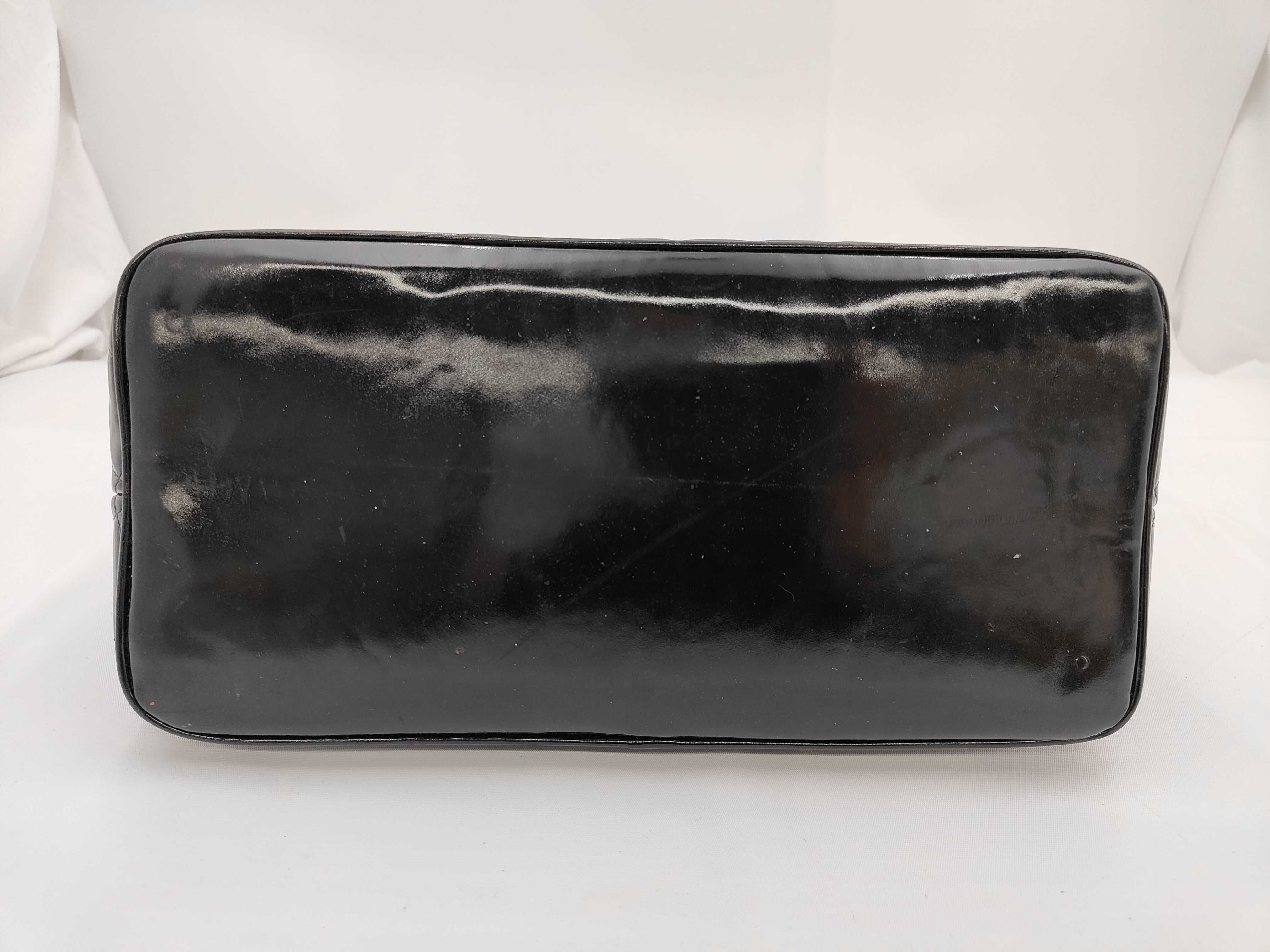Matelassé Reissue Tote Bag, Patent Leather, Black, Gold Hardware, with original seal, serial number 4, 4981759. — view 5