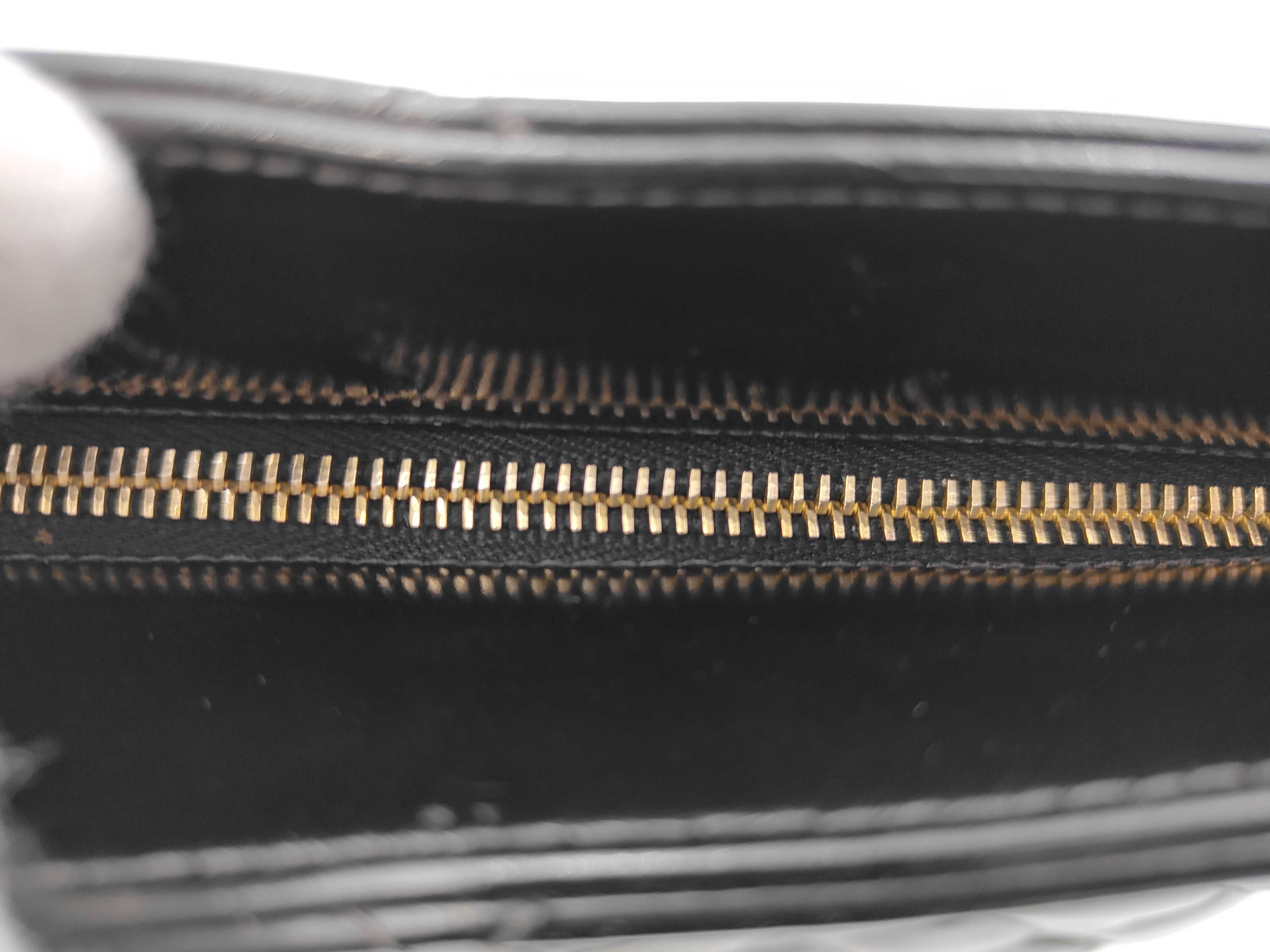 Matelassé Reissue Tote Bag, Patent Leather, Black, Gold Hardware, with original seal, serial number 4, 4981759. — view 8