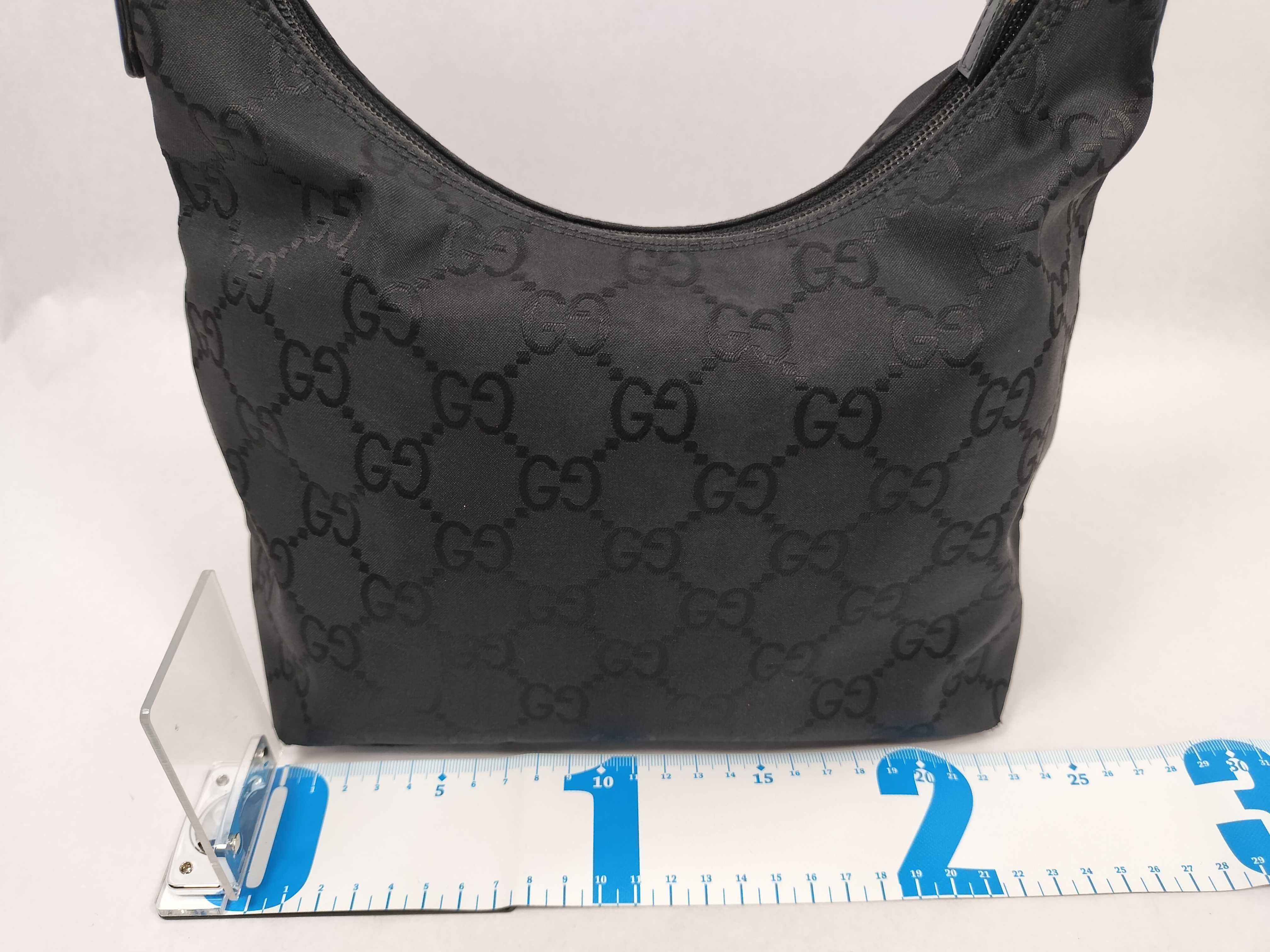 GG Nylon One-Shoulder Bag, Black — view 2