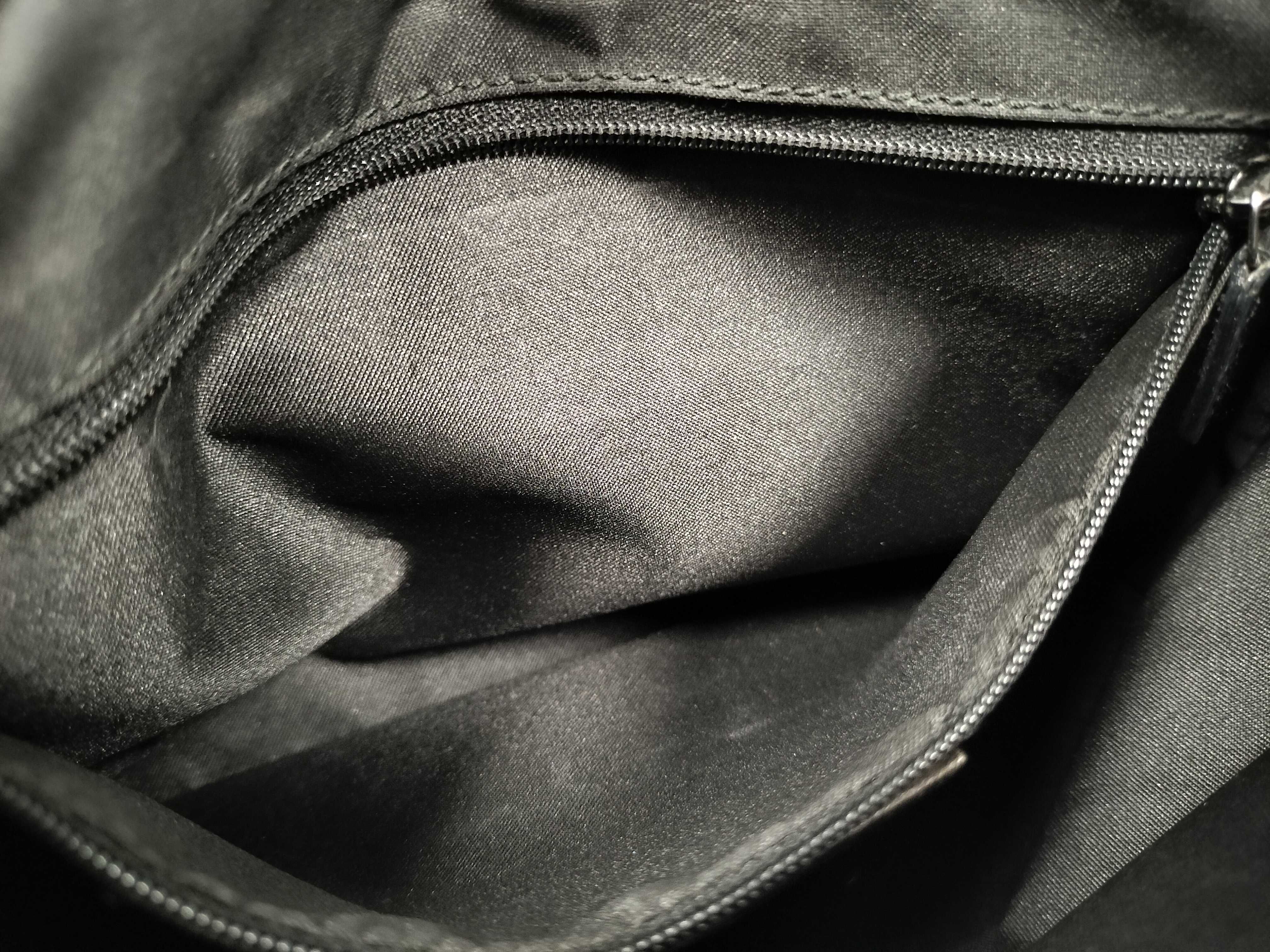 GG Nylon One-Shoulder Bag, Black — view 12