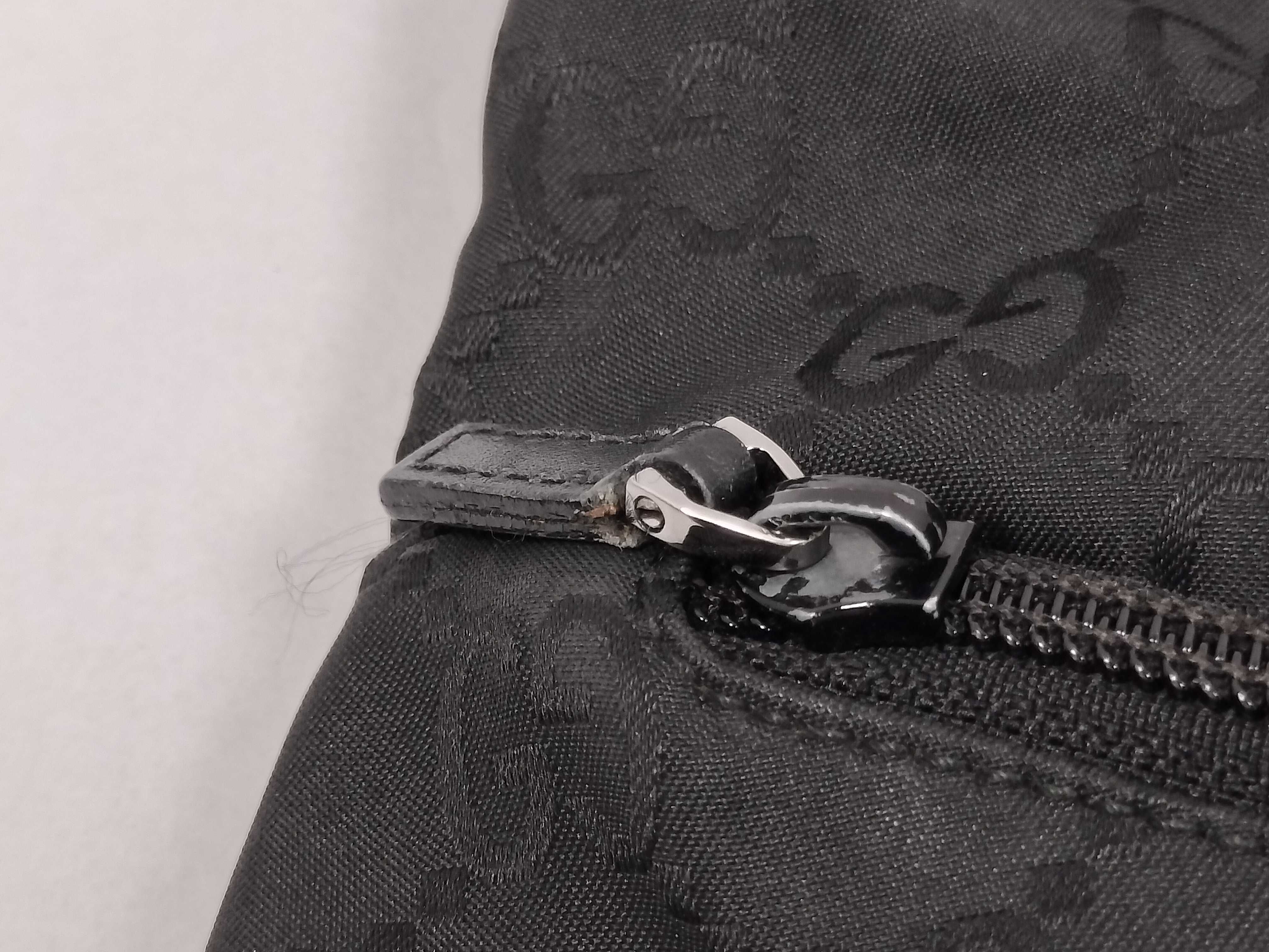 GG Nylon One-Shoulder Bag, Black — view 15
