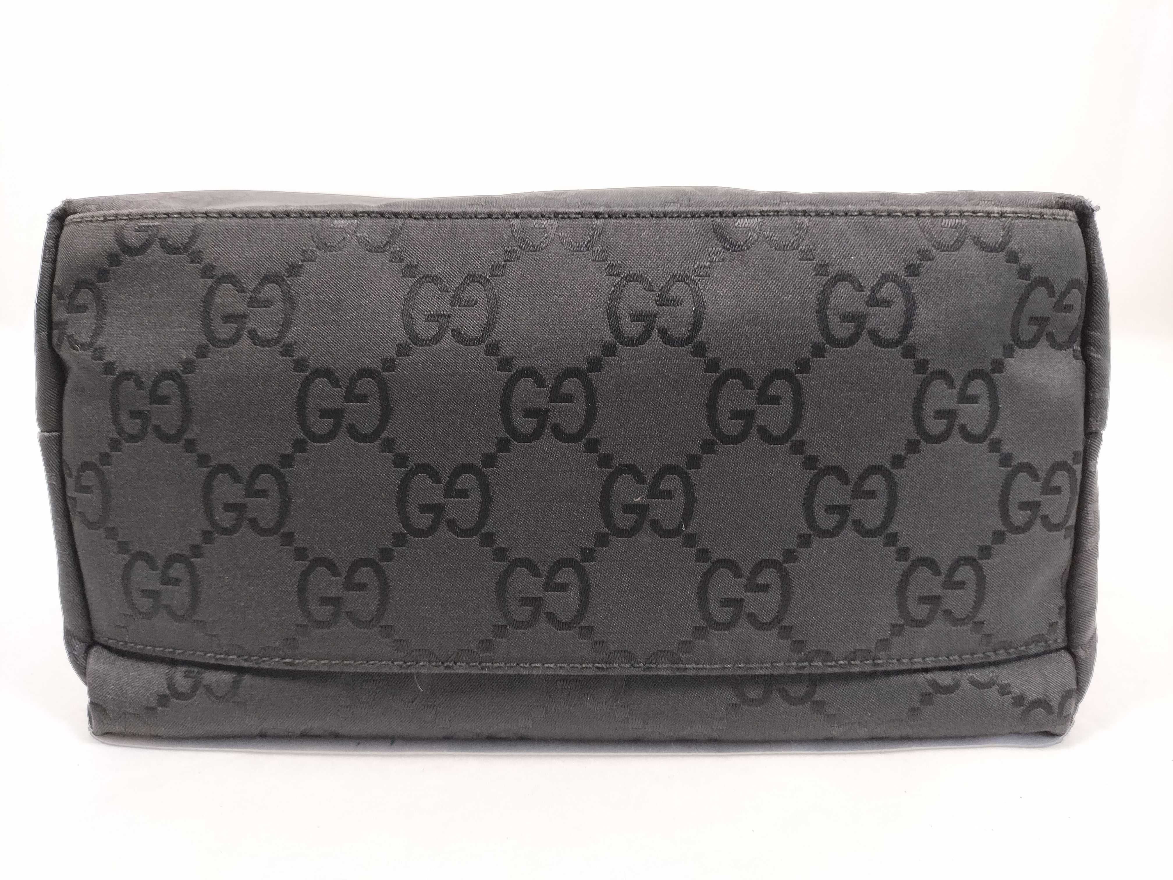 GG Nylon One-Shoulder Bag, Black — view 7